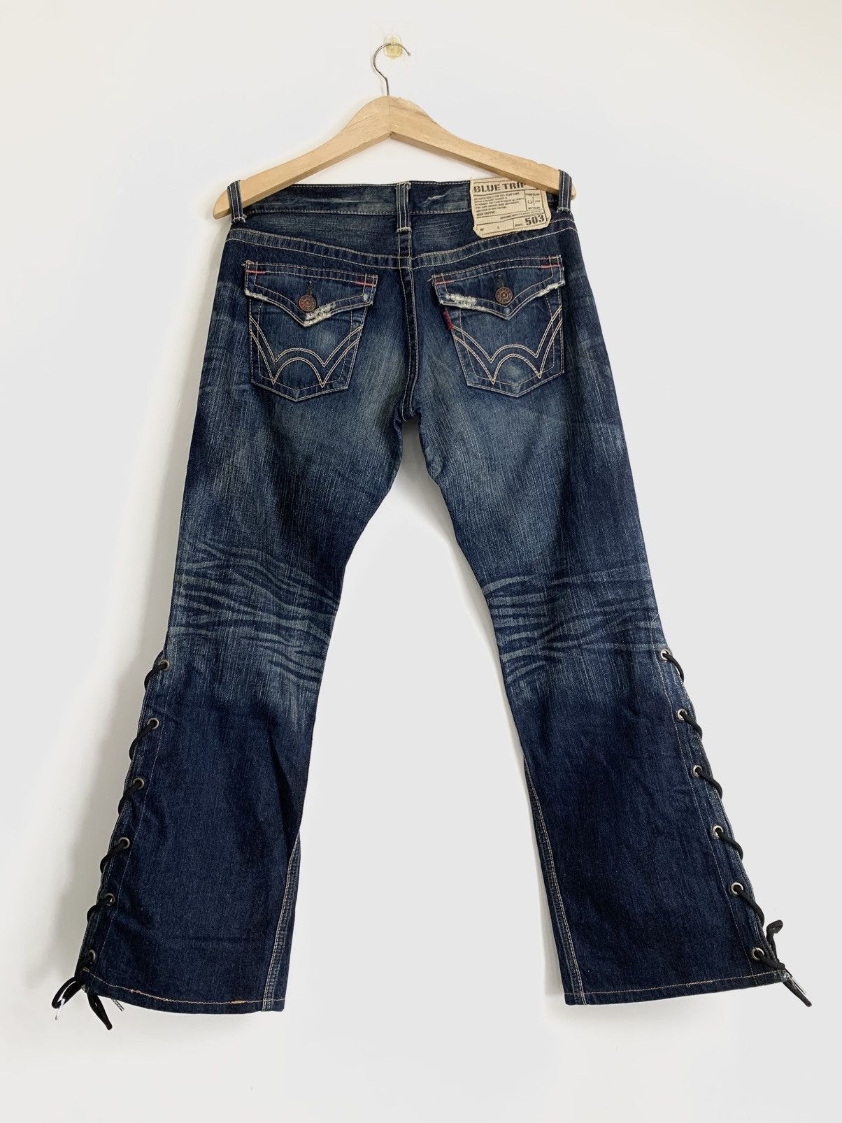 Edwin Lace up flared edwin western style japanese brand Size US 32 / EU 48 - 1 Thumbnail