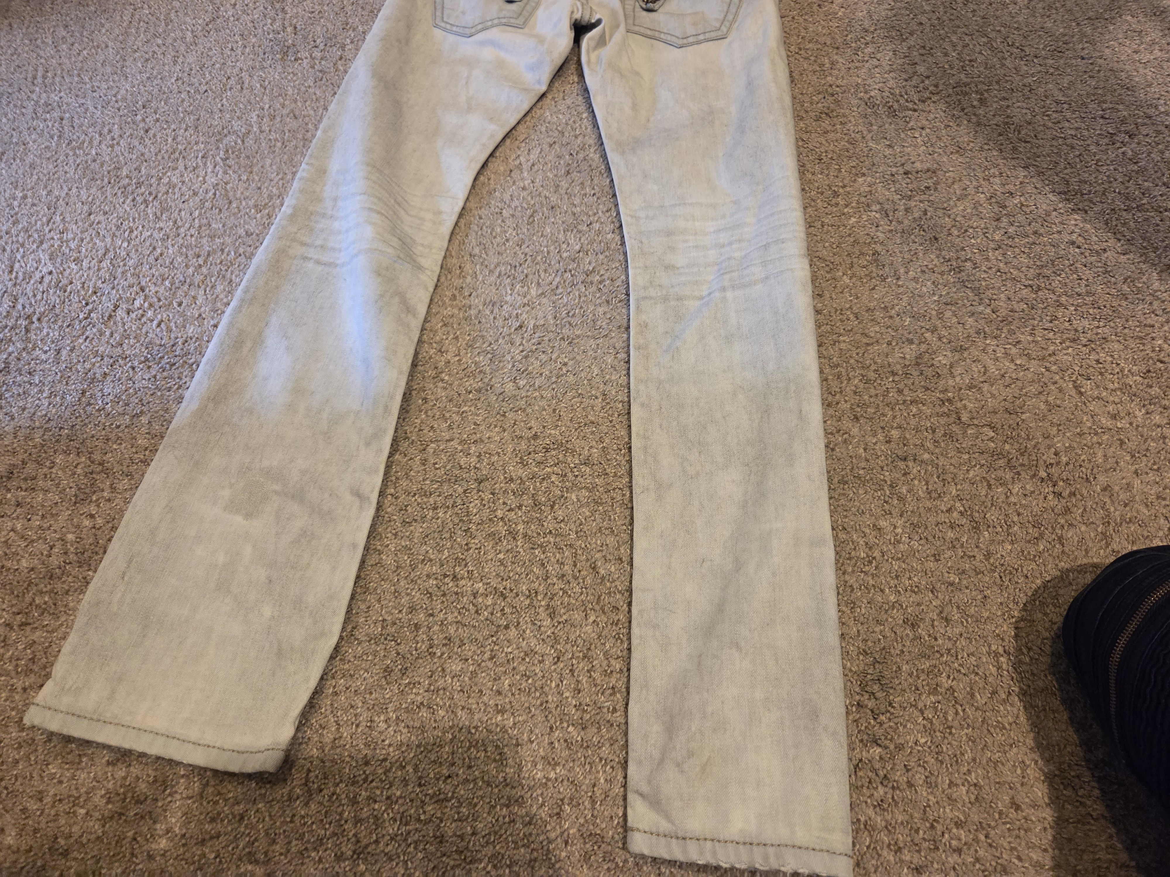 Robins Jeans Long flaps w/ Onyx ans silver studs future wash blue Size US 28 / EU 44 - 7 Thumbnail