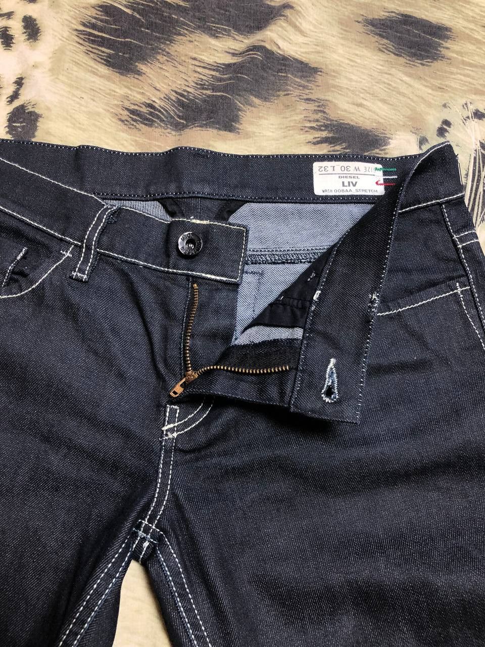 Diesel Vintage DIESEL LIV jeans crazy Y2K streetwear Size 30" / US 8 / IT 44 - 8 Thumbnail