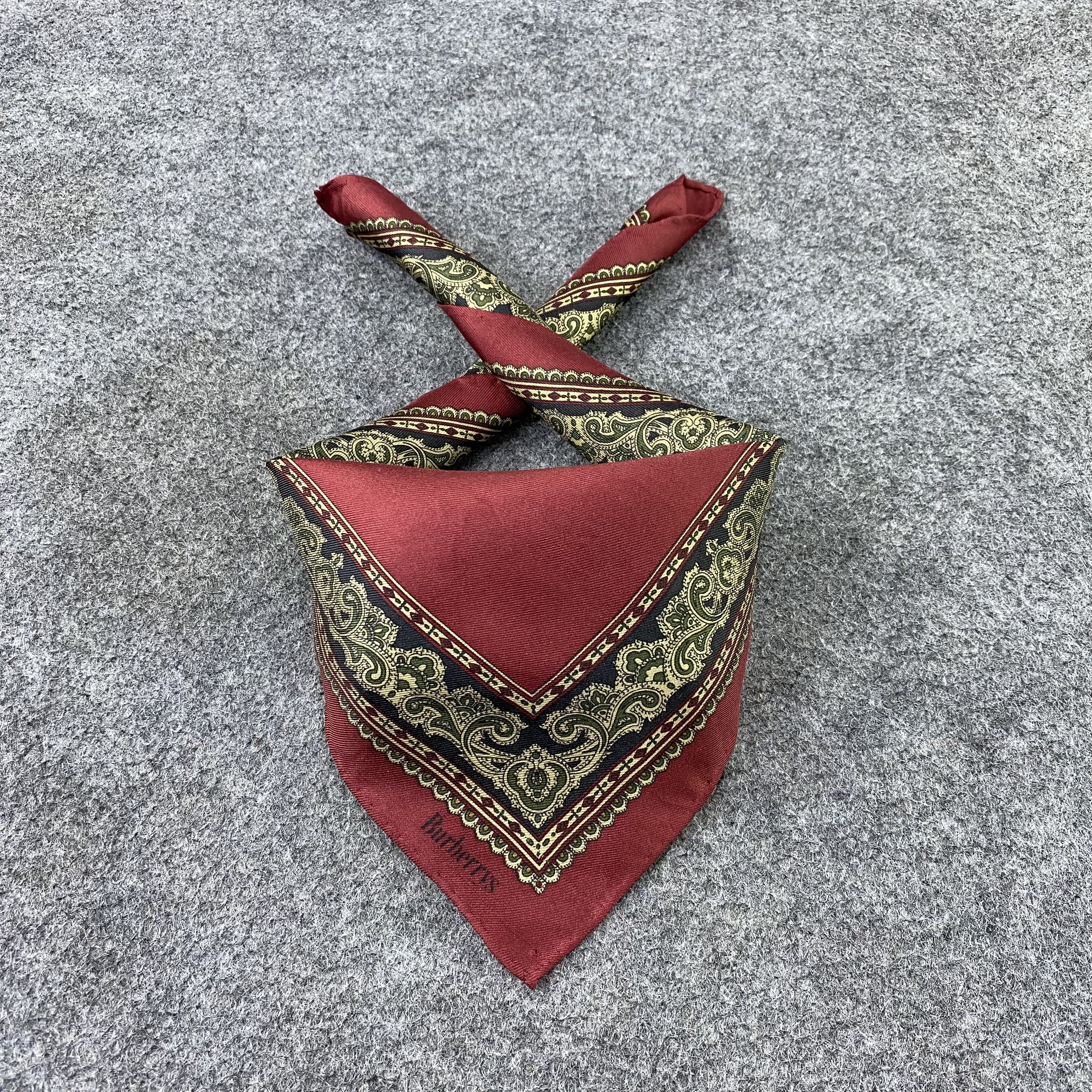 Burberry Burberry Handkerchief / Bandana / Neckerchief-B1322 Size ONE SIZE - 2 Thumbnail