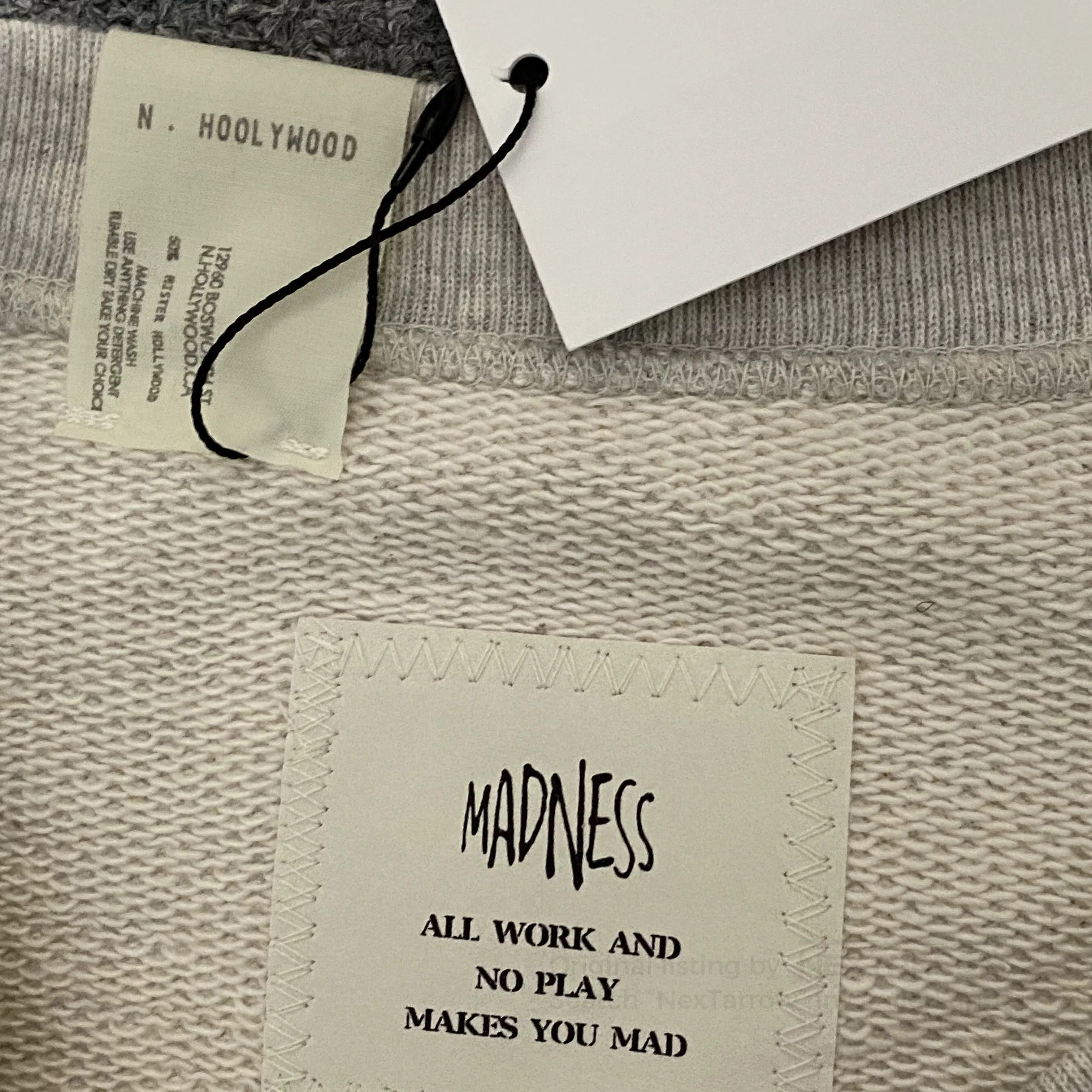 N.Hoolywood MADNESS N.HOOLYWOOD Collaboration Hoodie. Size US M / EU 48-50 / 2 - 5 Thumbnail