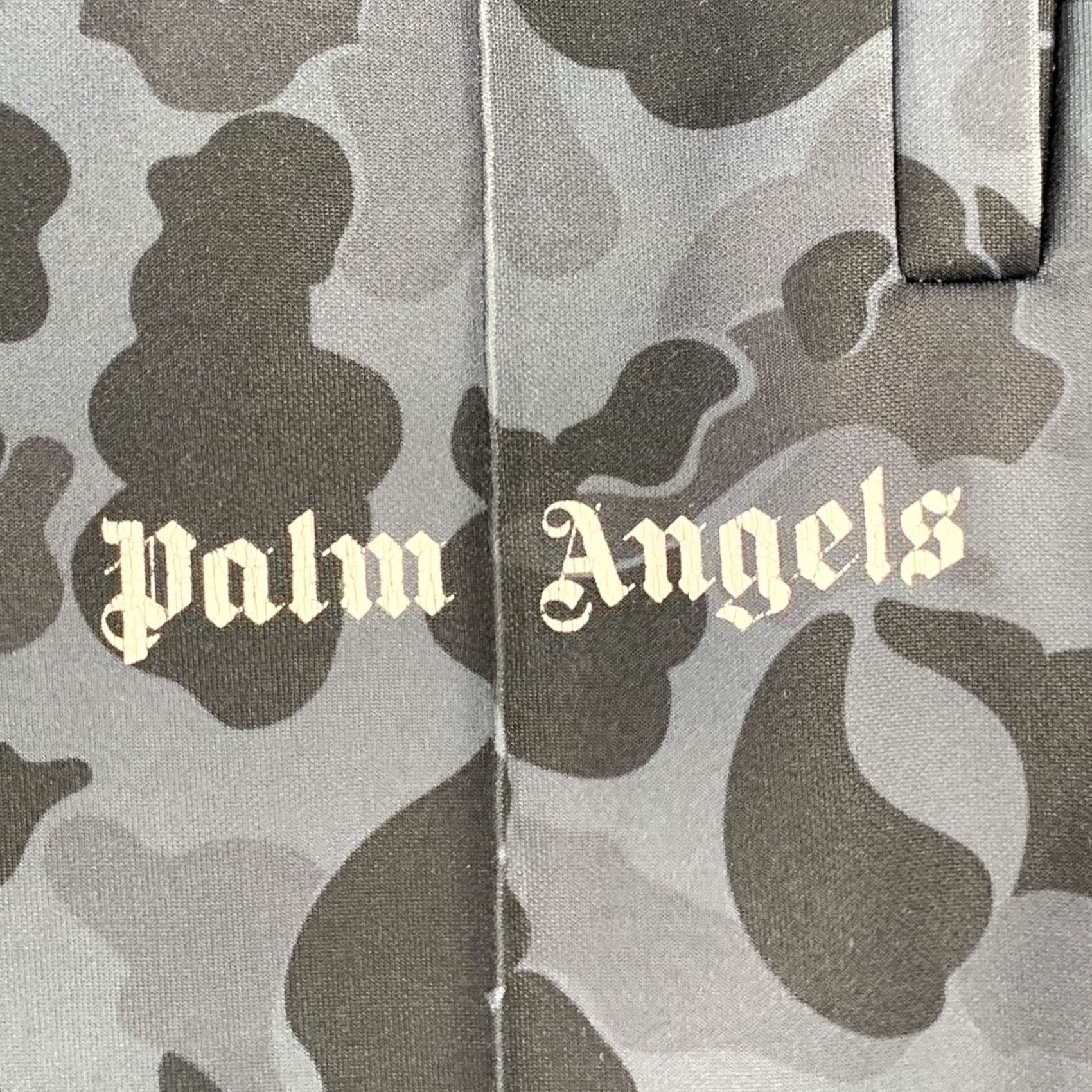 Palm Angels PALM ANGELS Drawstring Casual Pants Size XL Navy Black Camouflage Polyester Size US 36 / EU 52 - 2 Thumbnail