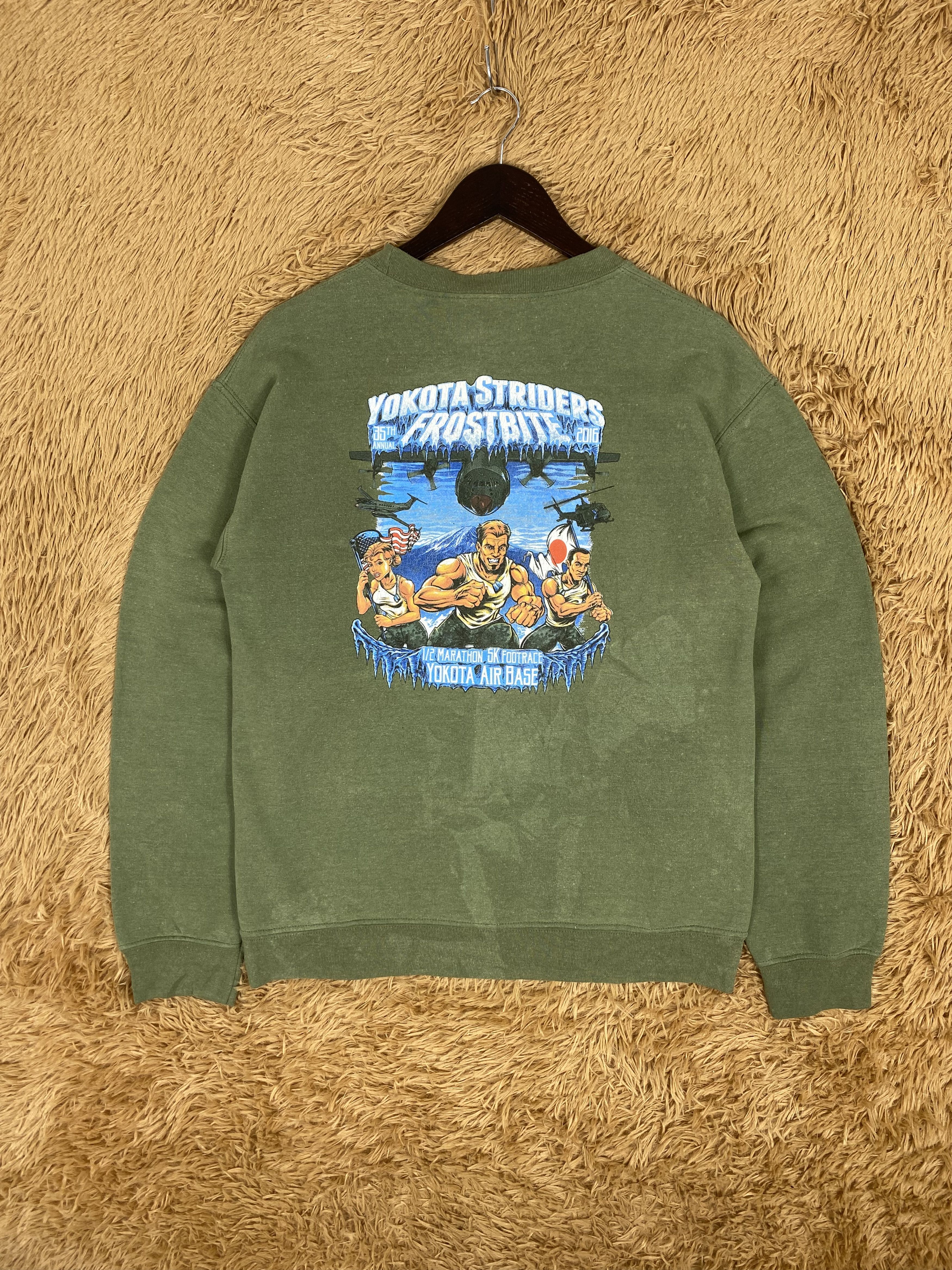 Gildan Vintage Gildan Military Sweatshirts PS0091 Size US S / EU 44-46 / 1 - 1 Thumbnail
