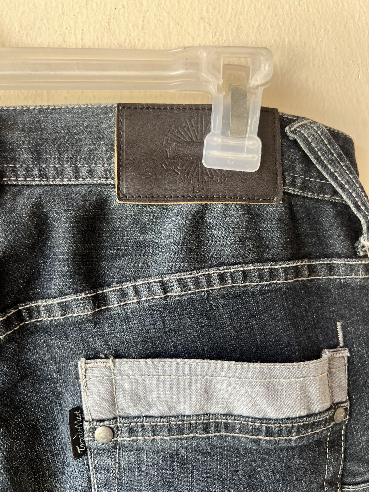 Tornado Mart Tornado Mart Embroidery Tribal Denim Super Flare Jeans Size US 30 / EU 46 - 19 Thumbnail