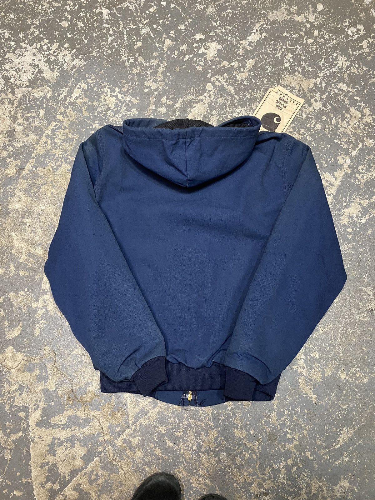 Carhartt × Vintage Vintage Carhartt Blue Hooded Active Jacket JR102 New Size US S / EU 44-46 / 1 - 7 Thumbnail