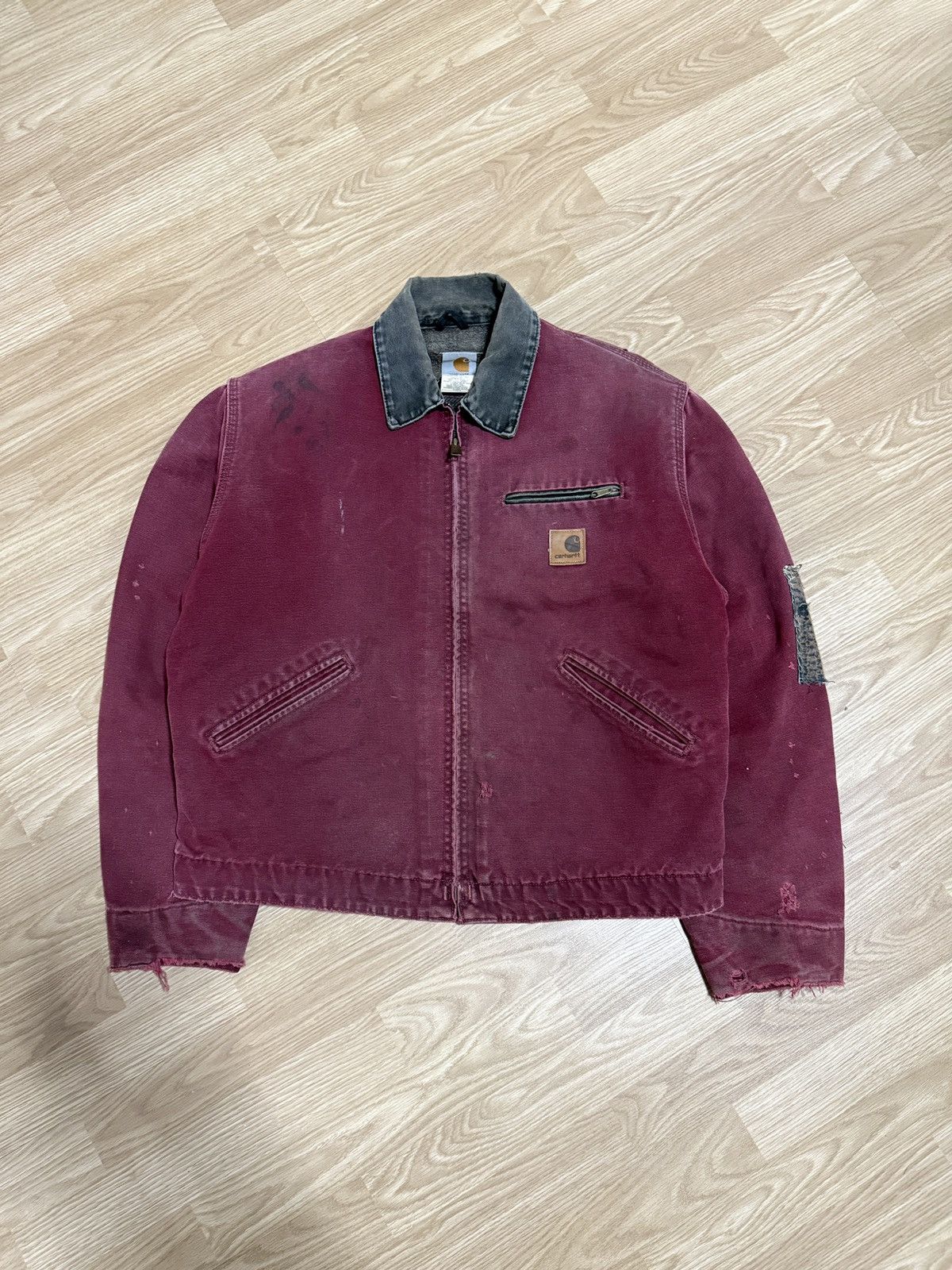 Carhartt Carhartt CRI Detroit Jacket Crimson Red *RARE* Size US L / EU 52-54 / 3 - 7 Thumbnail