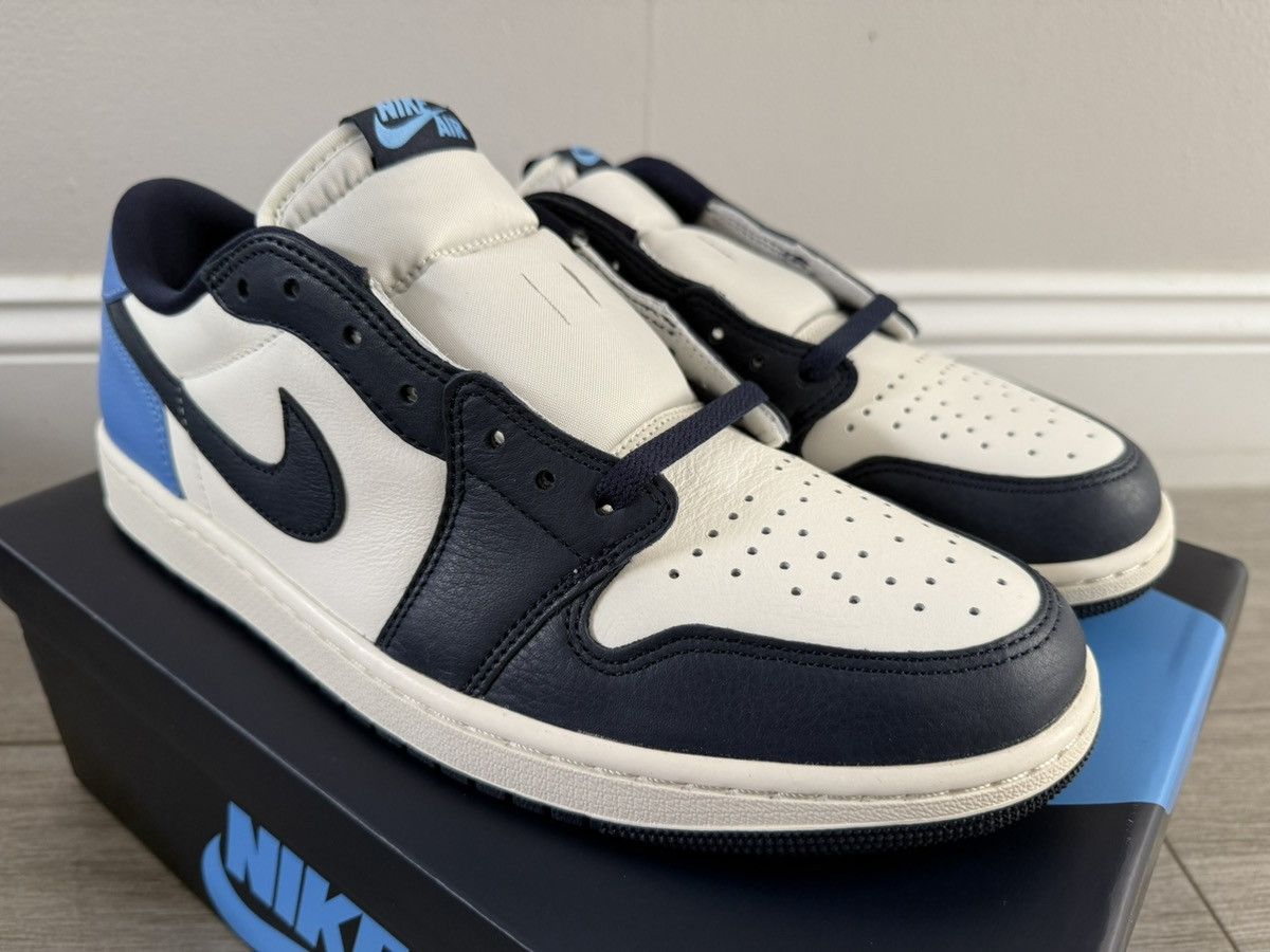 Jordan Brand Jordan 1 Retro Low OG Obsidian CZ0790-400 UNC Blue Sz 12 Size US 12 / EU 45 - 4 Thumbnail