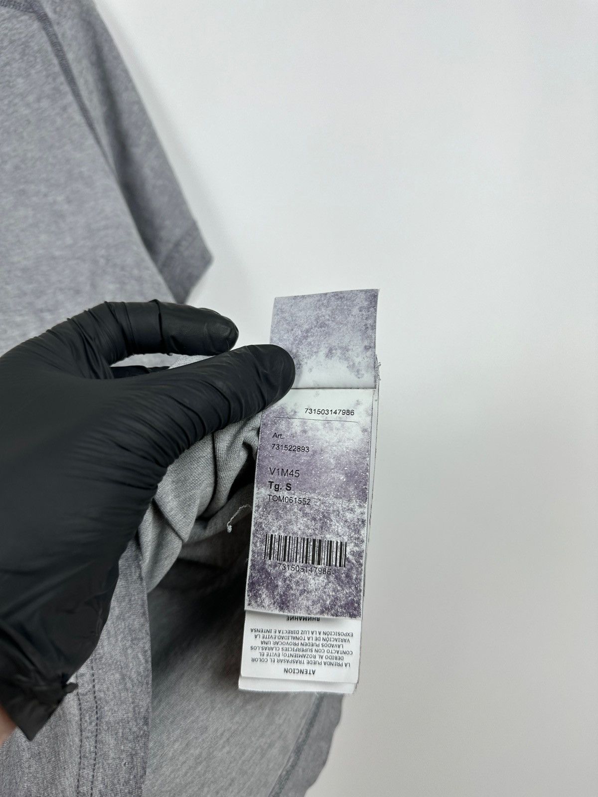 Stone Island Stone Island Dust Treatment Washed Gray T-Shirt Size US S / EU 44-46 / 1 - 19 Thumbnail
