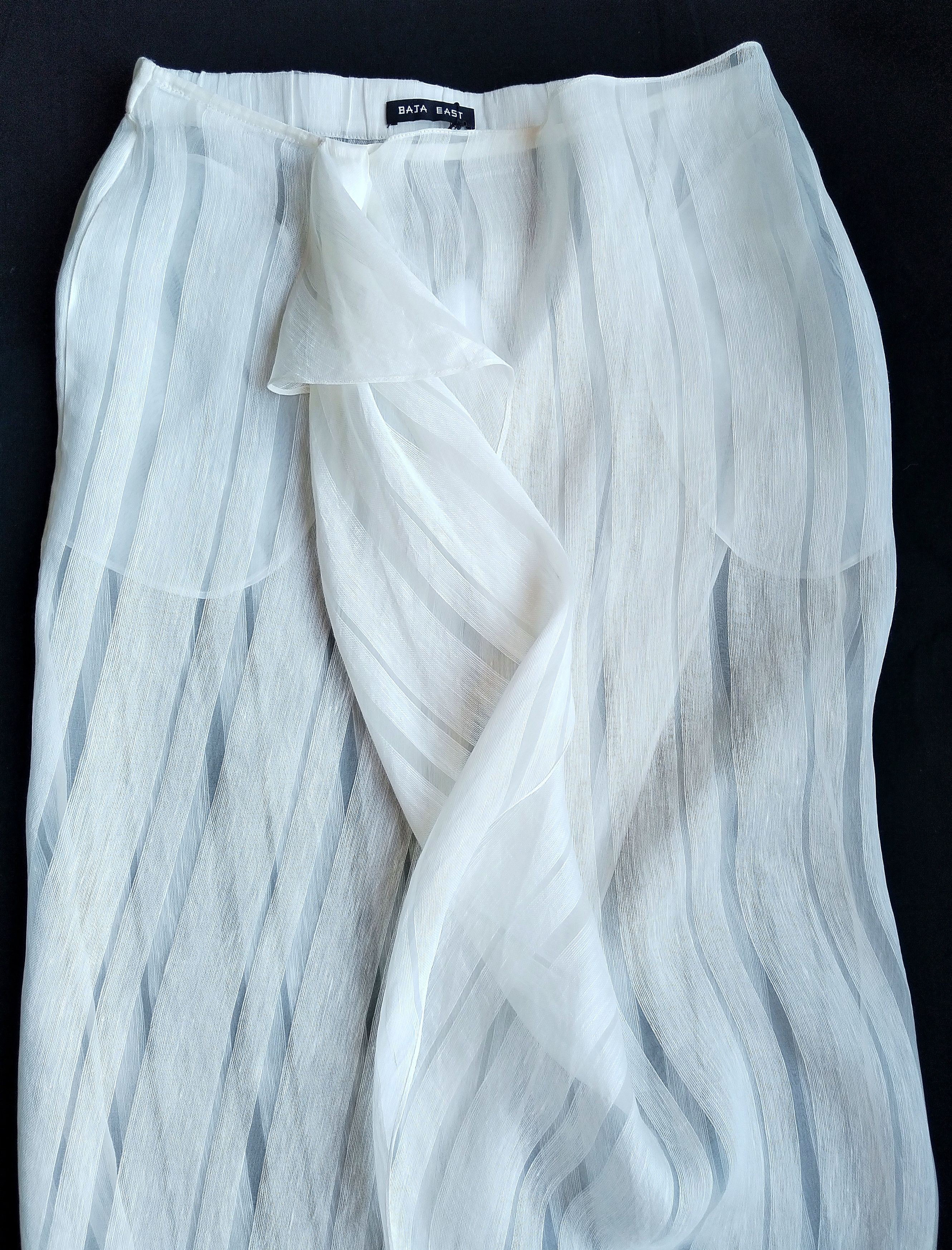 Baja East Transparent maxi skirt Size 28" / US 6 / IT 42 - 7 Thumbnail