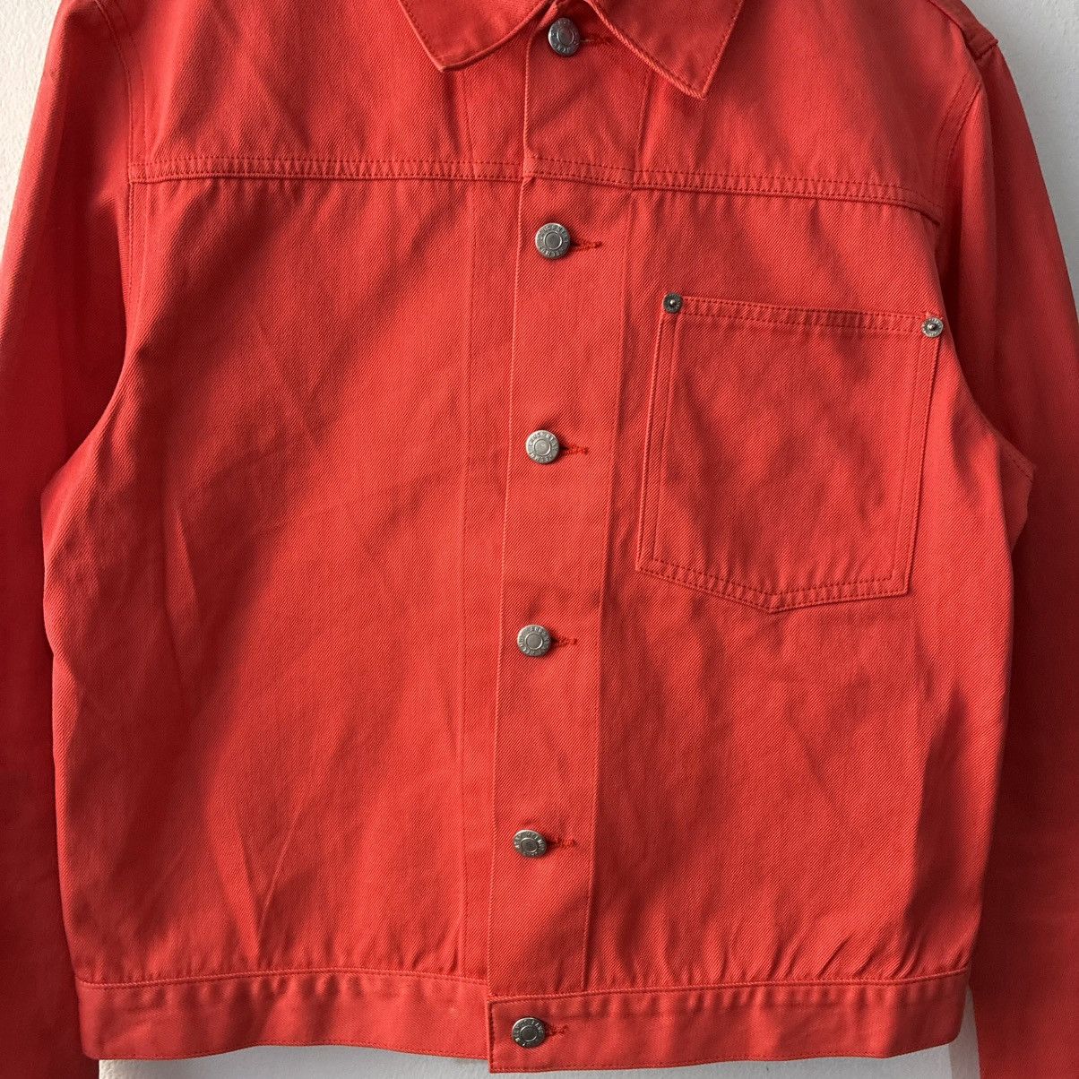 Helmut Lang Raw Silk Denim Jacket Size US S / EU 44-46 / 1 - 7 Thumbnail