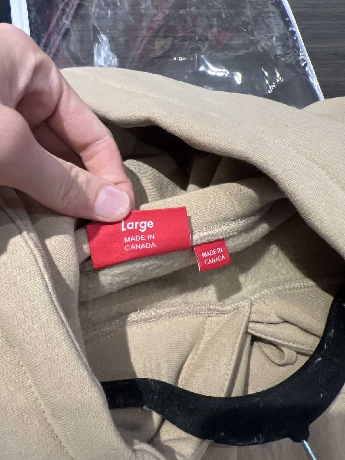 Supreme Supreme Motion Logo Hoodie Tan SS23 Size US L / EU 52-54 / 3 - 3 Thumbnail