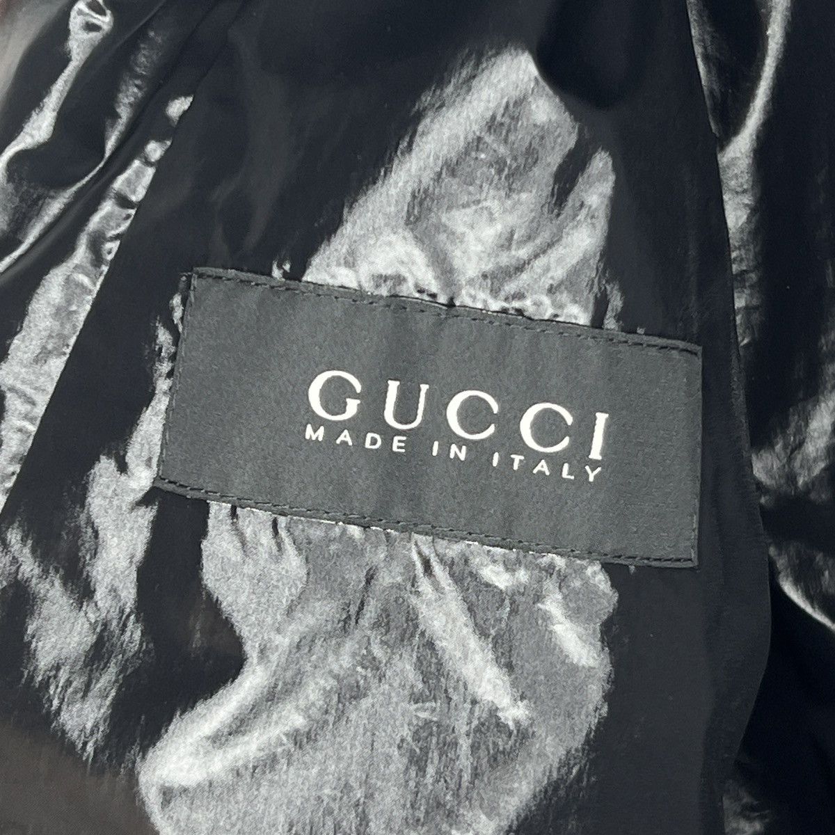 Gucci Gucci by Tom Ford Gilet Vest Jacket Black Shiny Nylon Logo Size US M / EU 48-50 / 2 - 7 Thumbnail