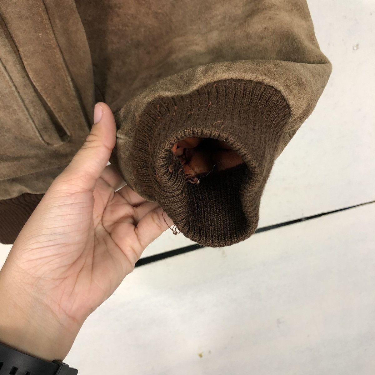 Japanese Brand 🔥VINTAGE GENUINE LEATHER BOMBER JACKET MUV BIRN ISSEY MIYAKE Size US M / EU 48-50 / 2 - 17 Thumbnail