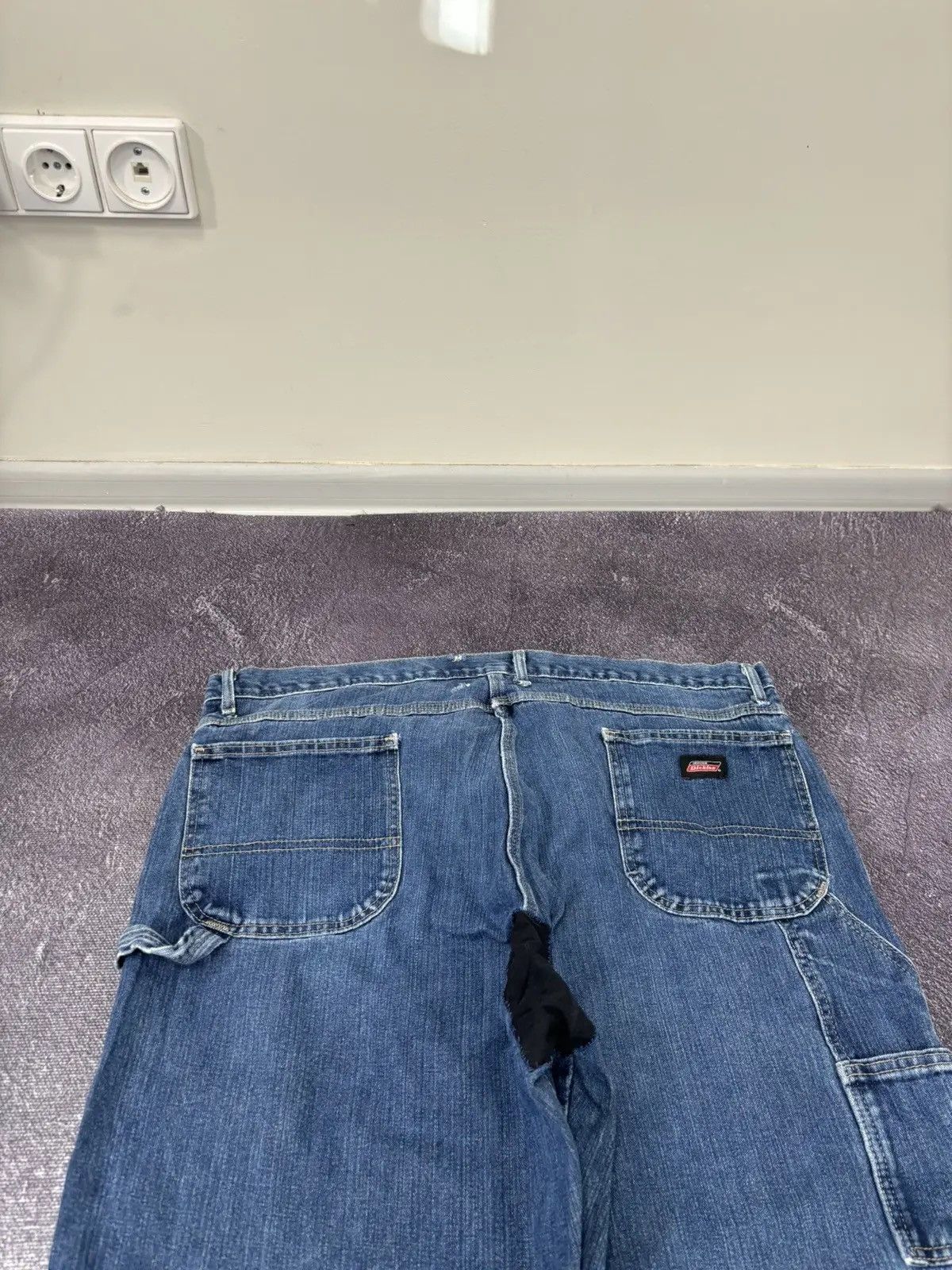 Dickies × Vintage Vintage Dickies Y2K American Faded Denim Hype Baggy Jeans Size US 42 / EU 58 - 5 Thumbnail