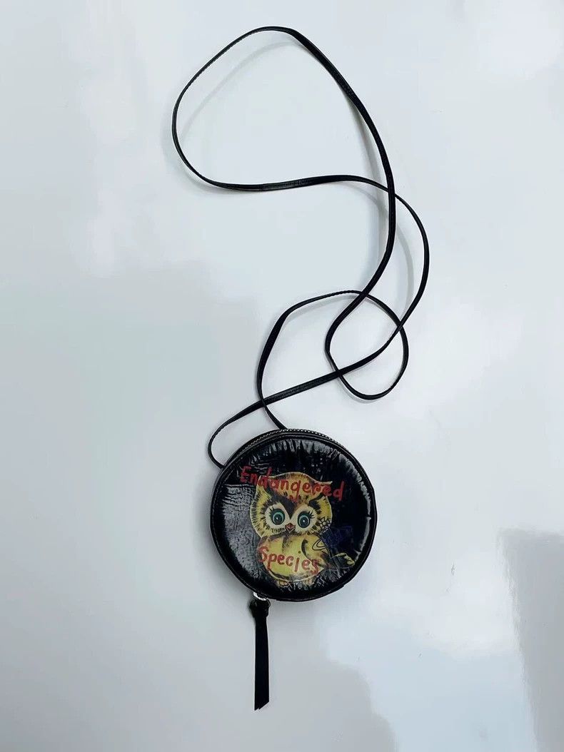 Vivienne Westwood Vivienne Westwood Owl single shoulder enamel small round b Size ONE SIZE - 1 Thumbnail