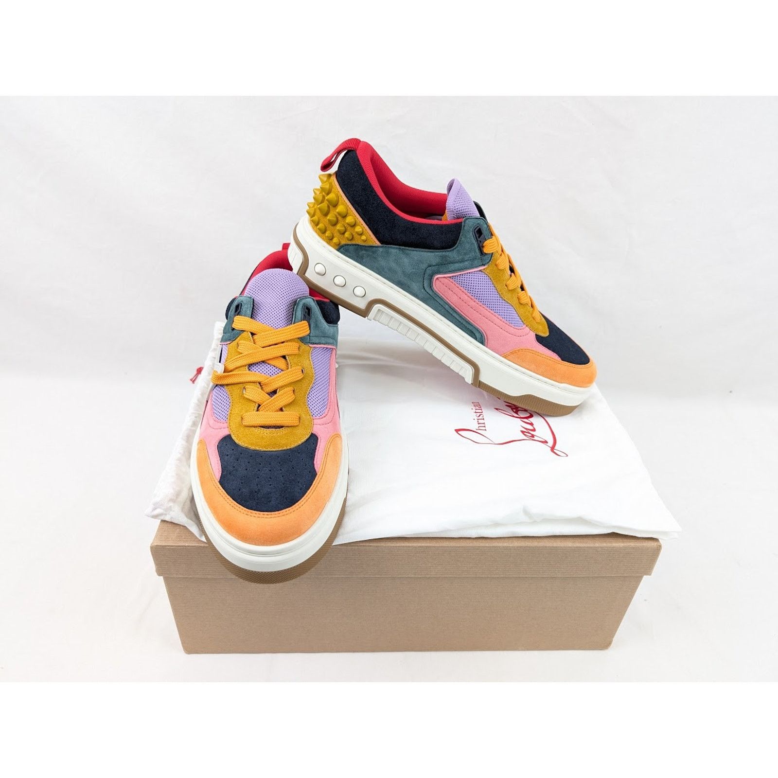 Christian Louboutin o1rshd1 Astro Loubi Flat Sneakers in Multi Foam/Navy Size US 9 / EU 42 - 18 Thumbnail