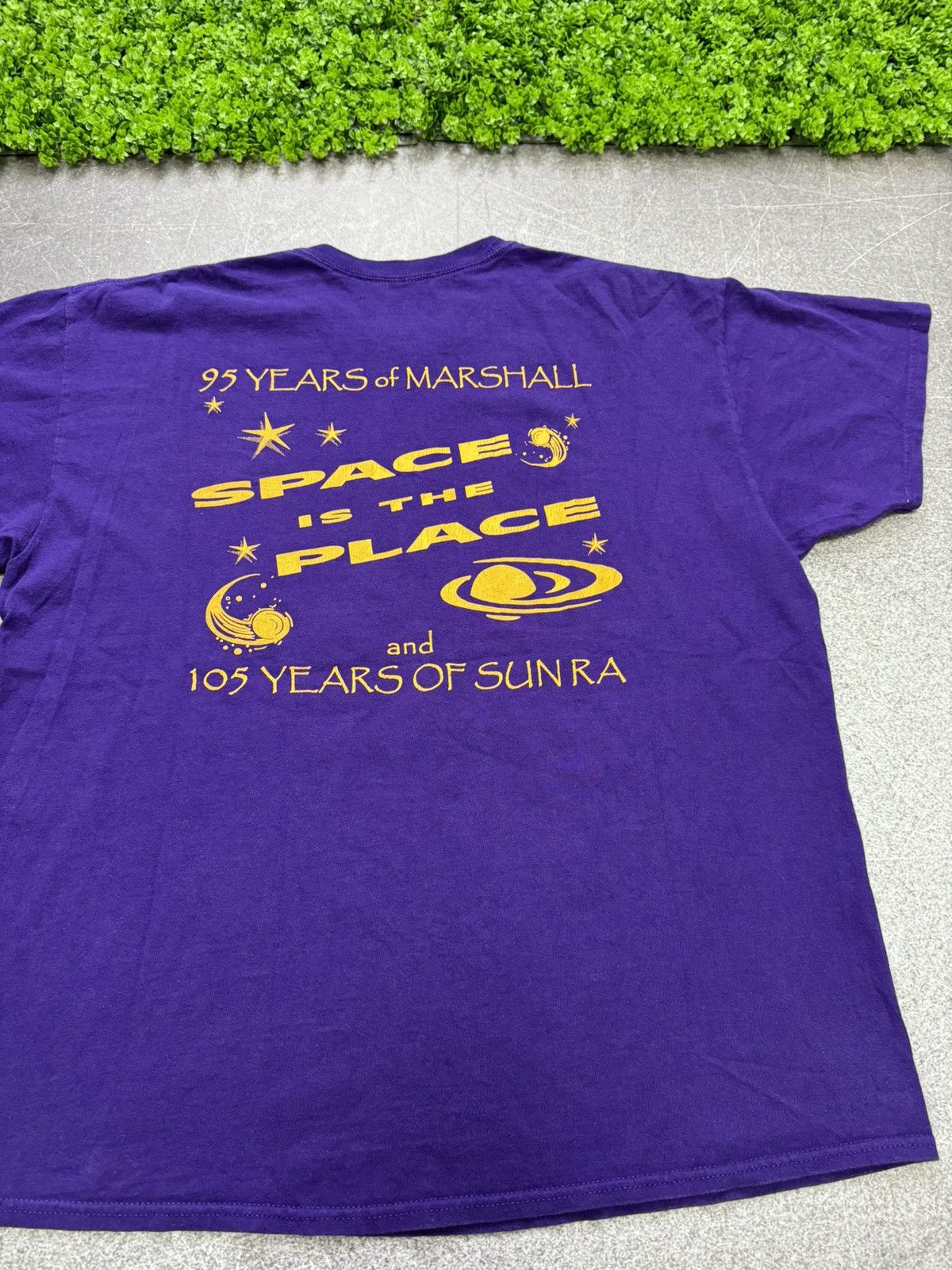 Band Tees Vintage Purple T-Shirt Tee Sun Ra Arkestra Marshall Allen Size US L / EU 52-54 / 3 - 14 Thumbnail