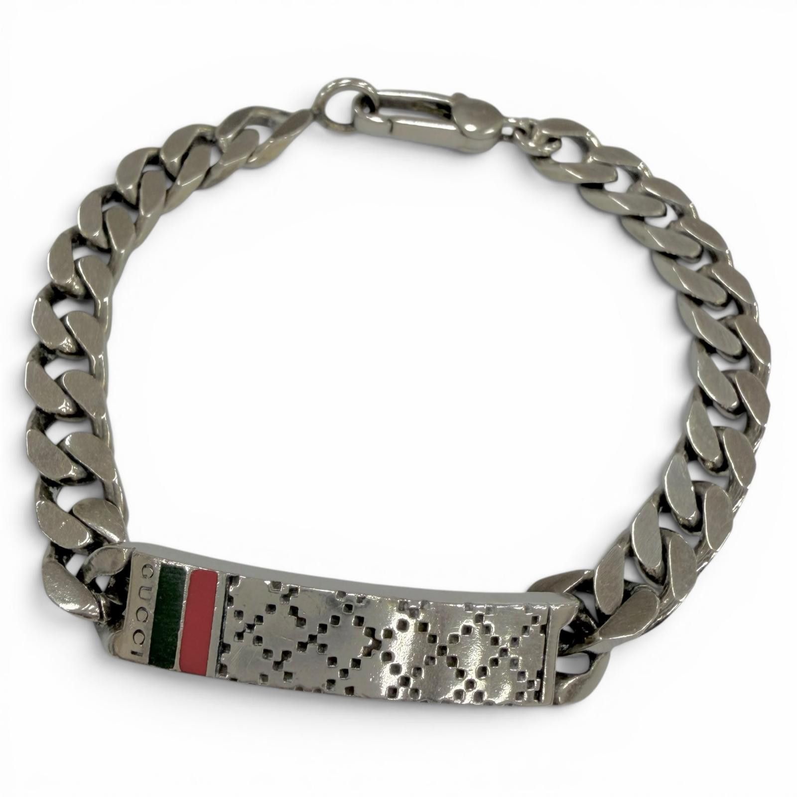 Gucci Gucci Gucci Diamante Web Stripe AG925 Bracelet Precious Metal Bracelet DUTY FREE for USA Size ONE SIZE - 1 Thumbnail