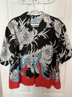 Prada Poplin Dahlia Flame/Flowers Shirt Giveaway