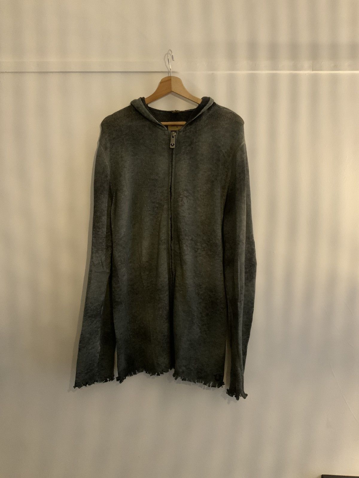 image of True Religion Oversized Knitwear in Grey, Men's (Size Large)