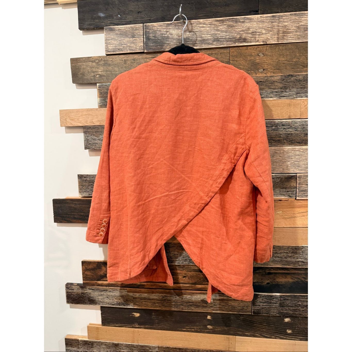 Anthropologie Anthropologie Vintage Washed Linen blend Blazer oversized bo Size M / US 6-8 / IT 42-44 - 4 Thumbnail