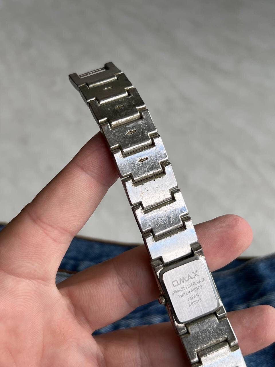 Japanese Brand Vintage Japanese style futuristic Watch OMAX Green Steel Y2K Size ONE SIZE - 8 Thumbnail