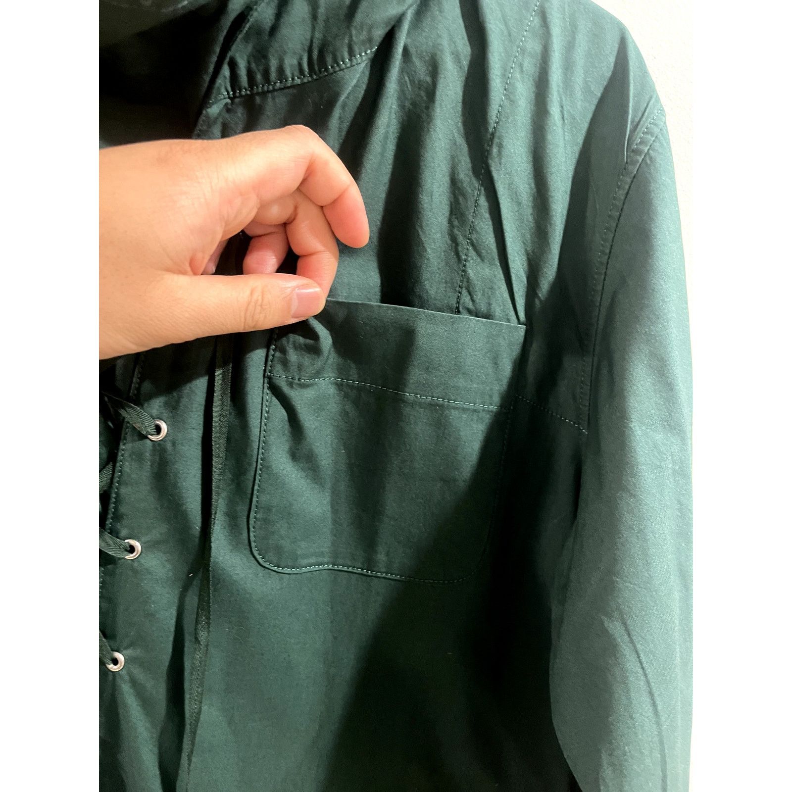 Undercover Undercover — Hood Jacket in Dark Green — Size 3 Size US M / EU 48-50 / 2 - 4 Thumbnail