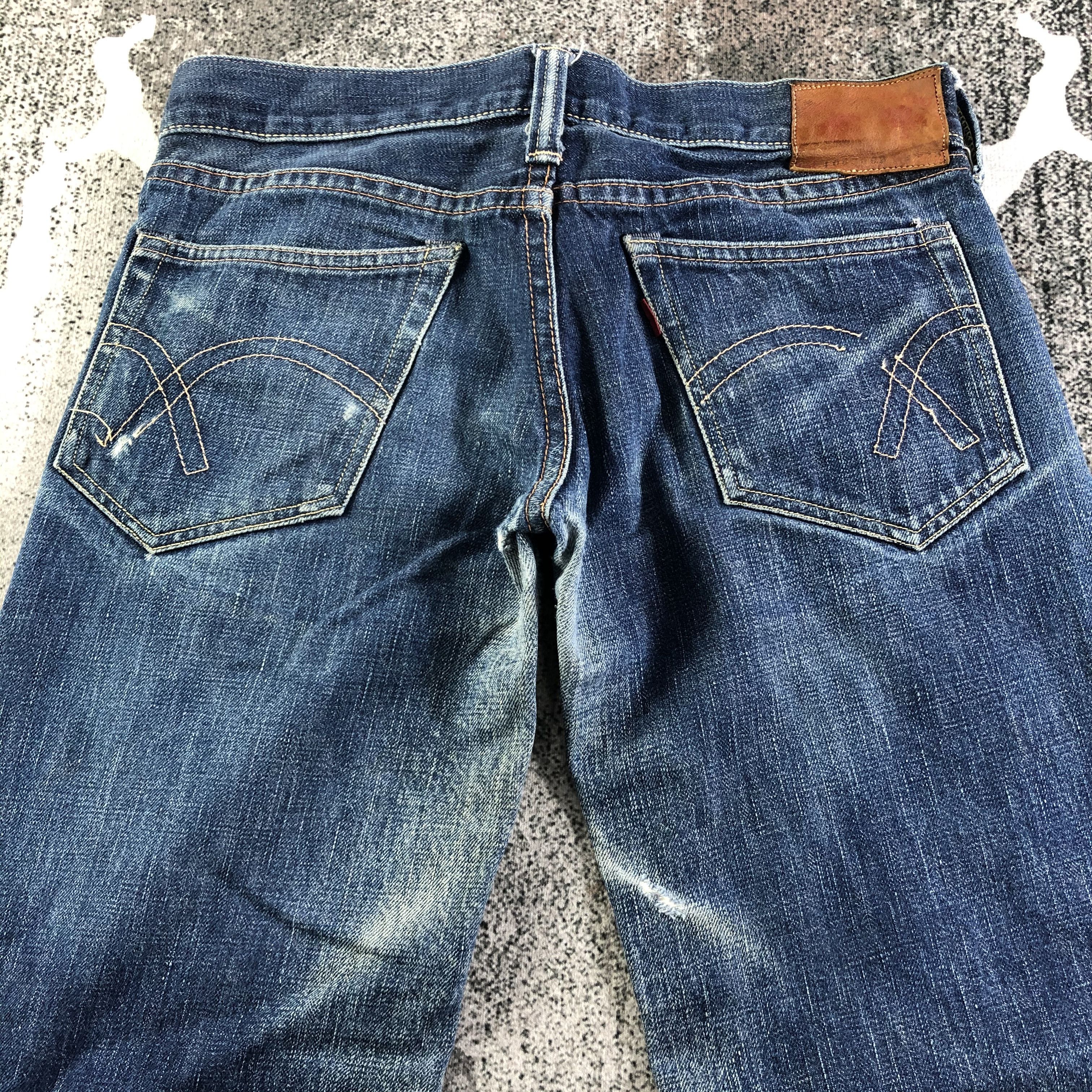 Full Count & Co. Full Count Jeans Flare Denim KJ2357 Size 25" / US 0 / IT 36 - 4 Thumbnail