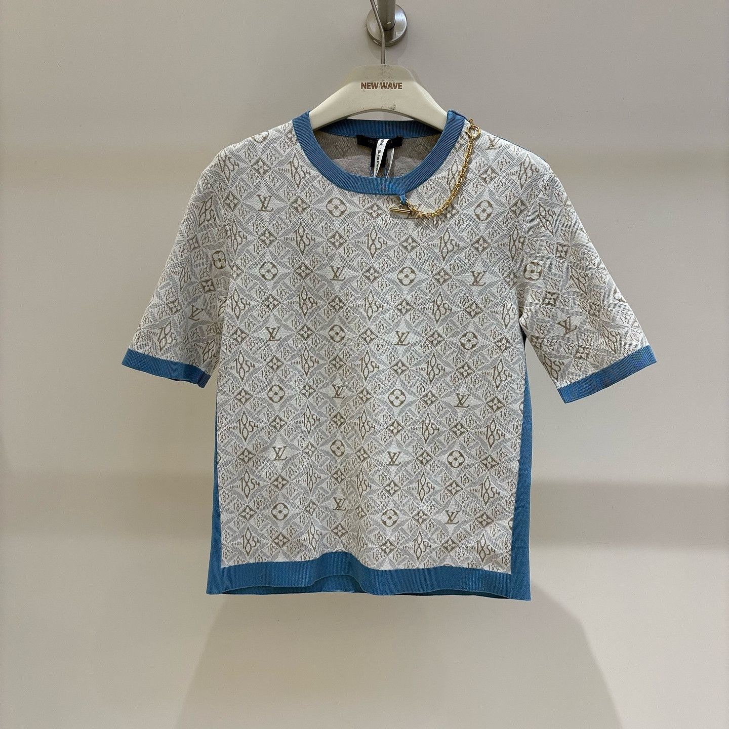Louis Vuitton Louis Vuitton Monogram Knit T-Shirt Size S Size S / US 4 / IT 40 - 1 Thumbnail