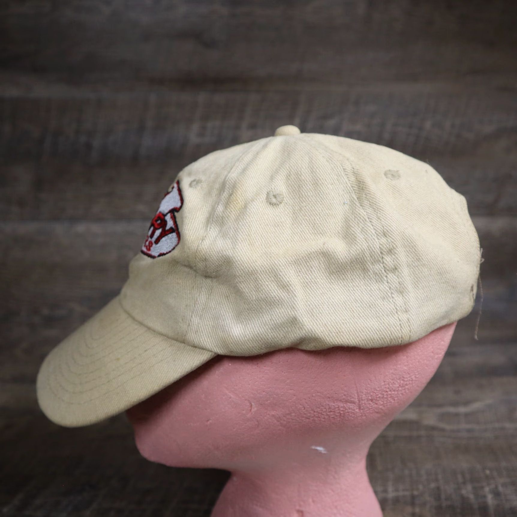 Vintage VINTAGE Victory Trailers Tan Hat Cap Strapback Adjustable Adult Size ONE SIZE - 5 Thumbnail