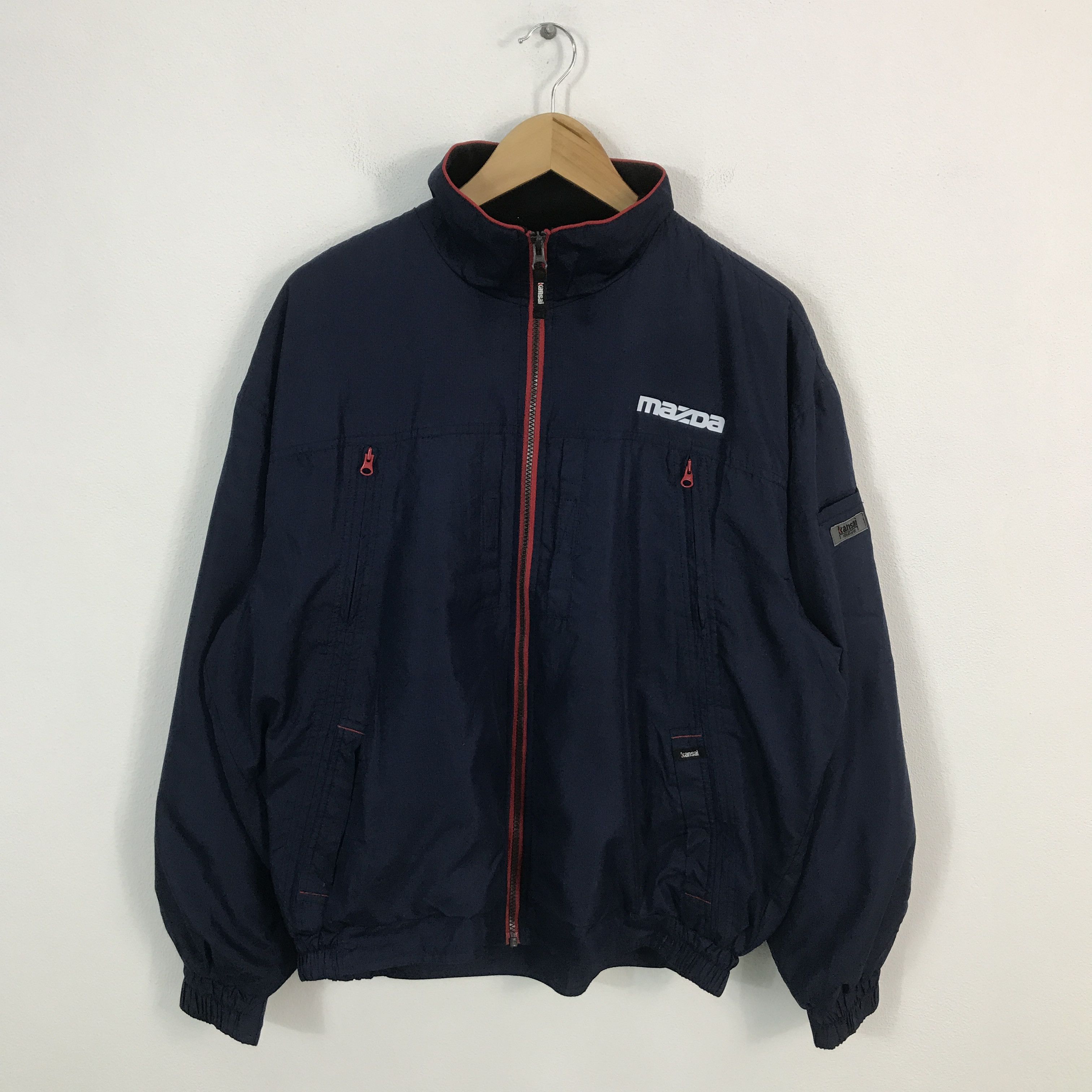 Japanese Brand × Sports Specialties kansai x Mazda motorsport windbreaker jacket Size US XL / EU 56 / 4 - 2 Thumbnail