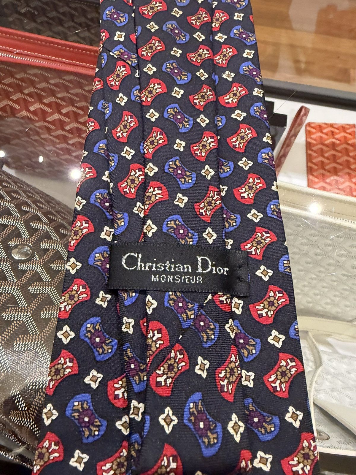 Christian Dior Monsieur Dior Monsieur Silk Tie Size ONE SIZE - 2 Thumbnail