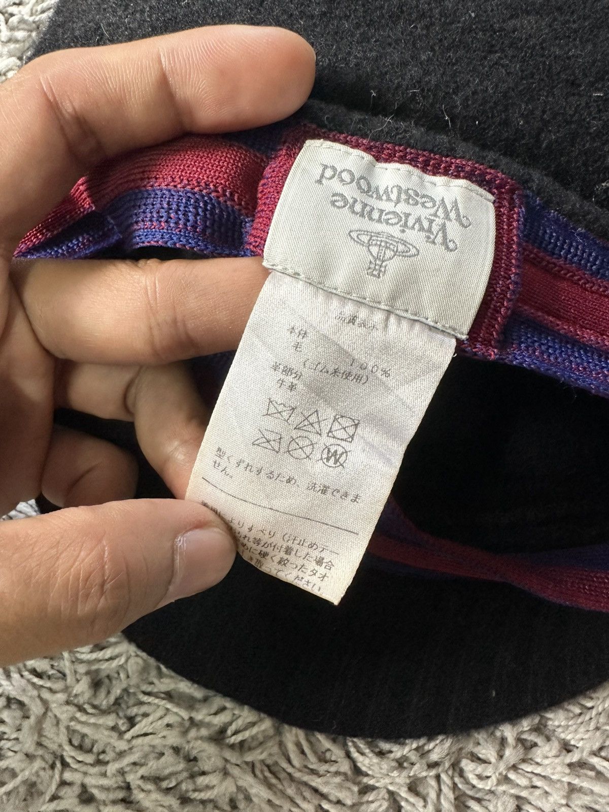 Vivienne Westwood Vivienne Westwood Hat Wool Size ONE SIZE - 5 Thumbnail