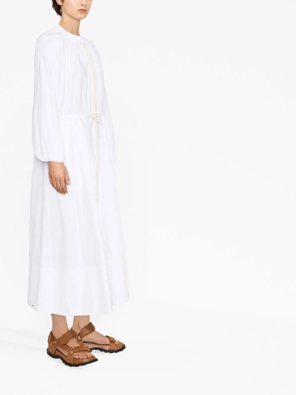 Jil Sander o1y0925 Maxi Dress in White Size XS / US 0-2 / IT 36-38 - 3 Thumbnail