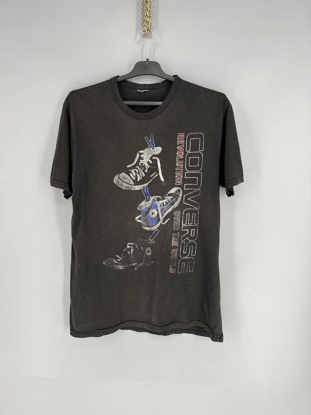 Band Tees Vintage Converse All Star REVOLUTION Shoes Rare Art Size US L / EU 52-54 / 3 - 1 Thumbnail