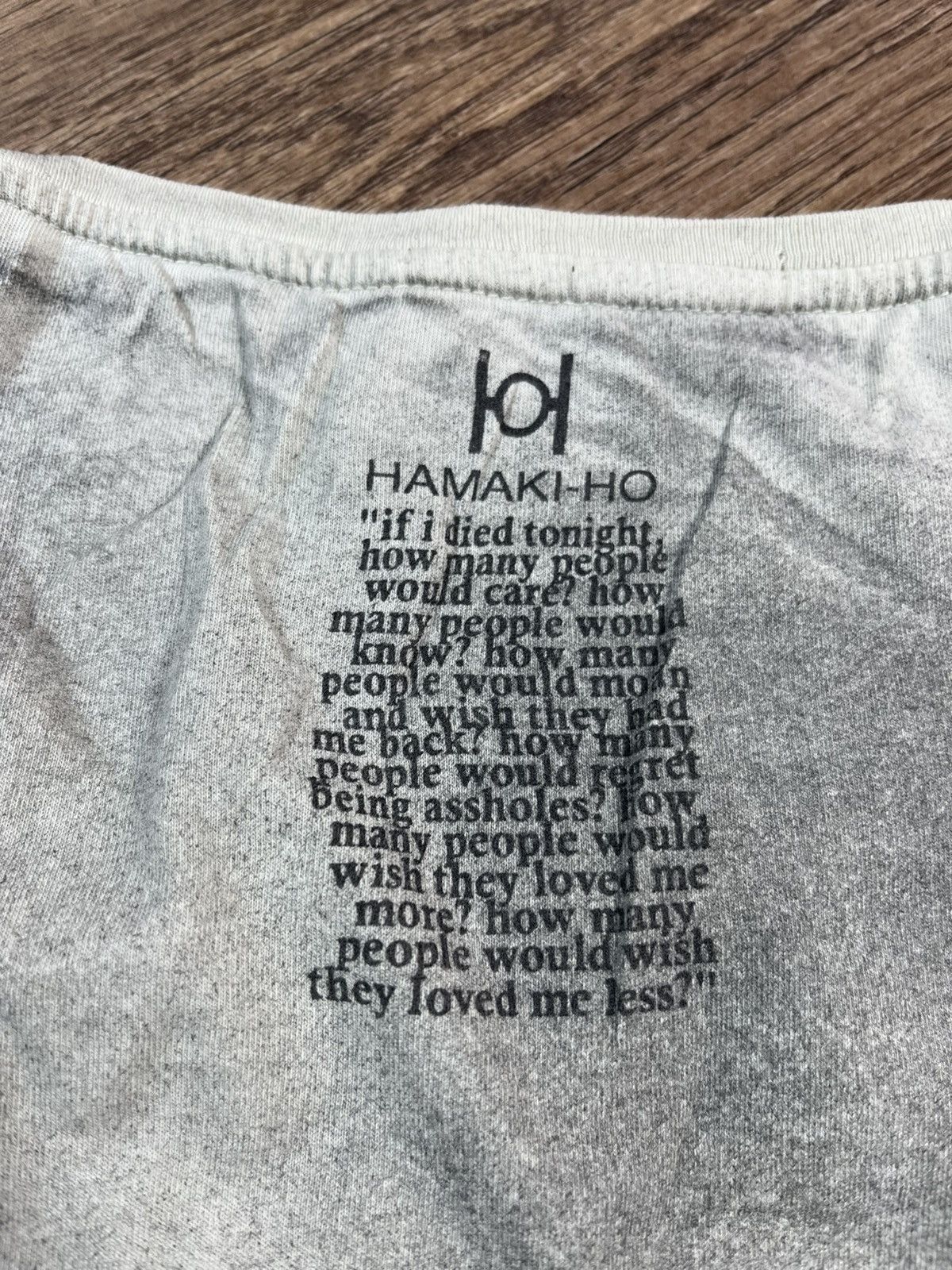Band Tees Hamaki-Ho Distressed T Shirt Size US L / EU 52-54 / 3 - 5 Thumbnail