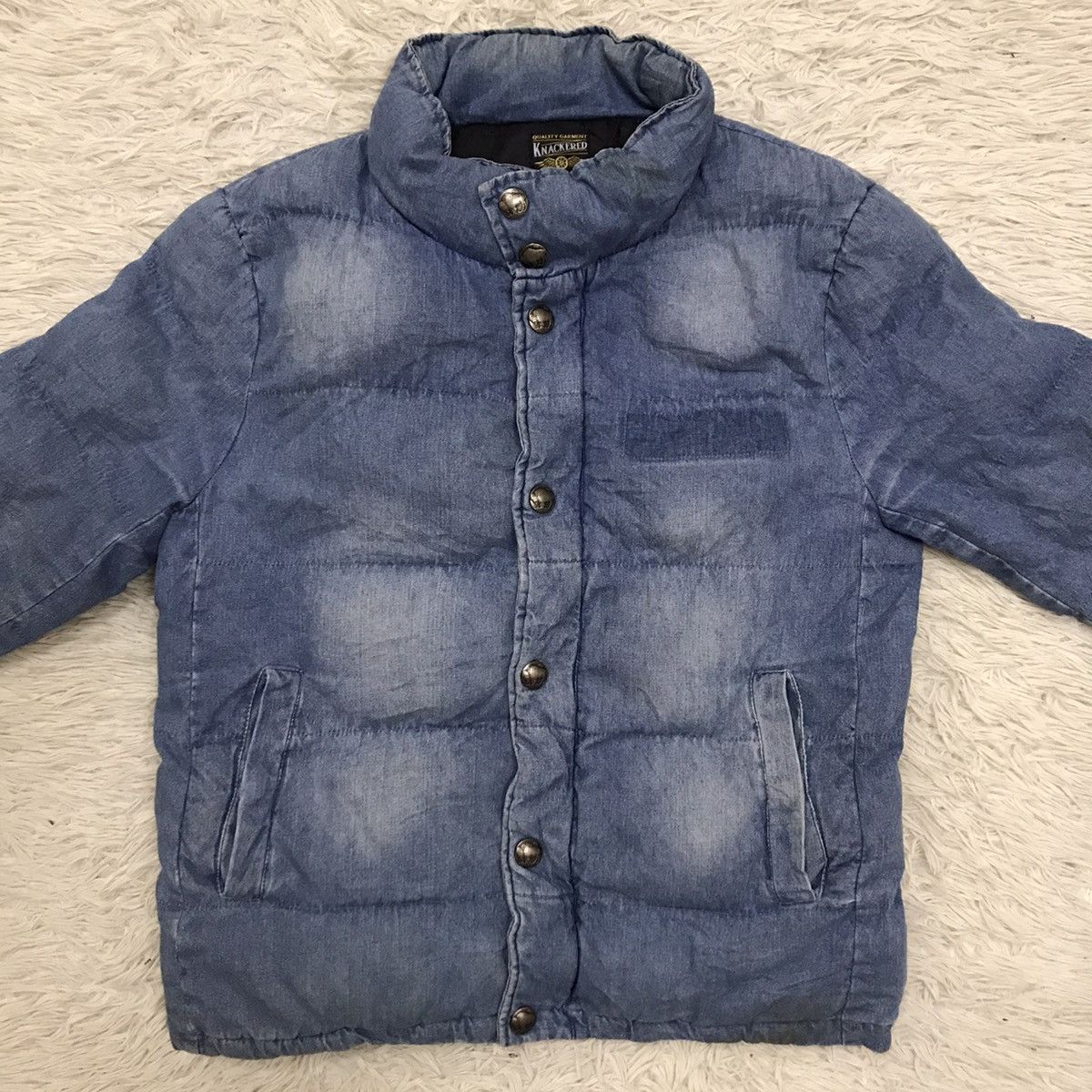 Japanese Brand Vintage Quality Garment Knackered Puffer Jacket Size US M / EU 48-50 / 2 - 9 Thumbnail