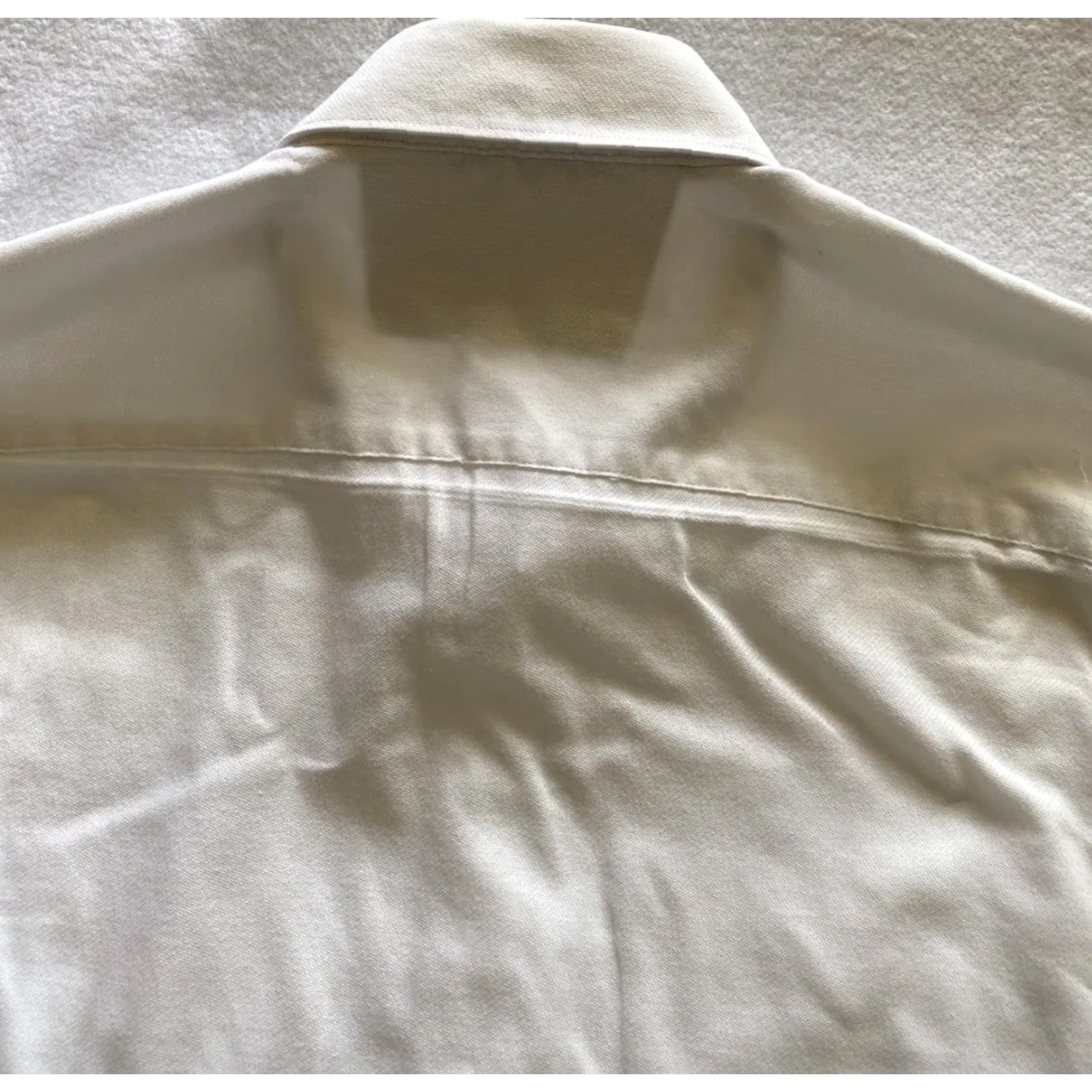 Zara VINTAGE Zara Button Shirt Men’s Size L white Dress Slim Fit / 24-3 Size L / US 10 / IT 46 - 7 Thumbnail