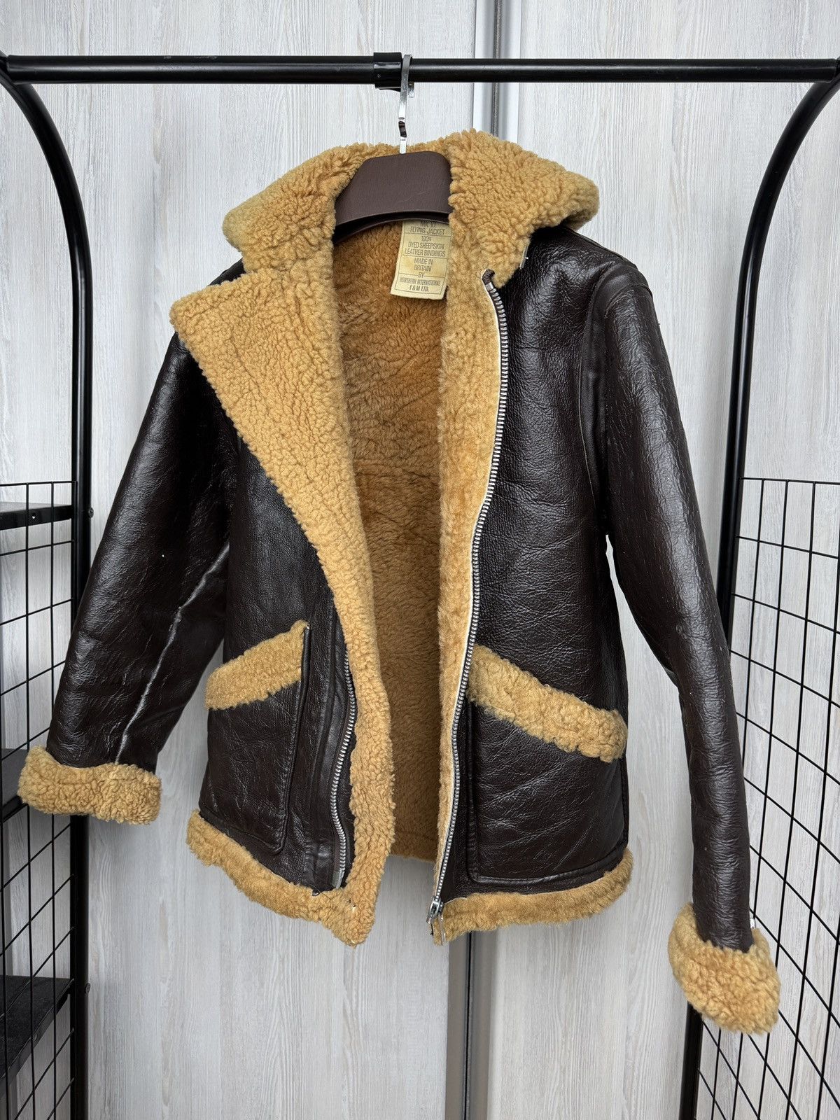 Other 60s WW2 MK VI Flying Jacket Britain Northern International Size US S / EU 44-46 / 1 - 17 Thumbnail