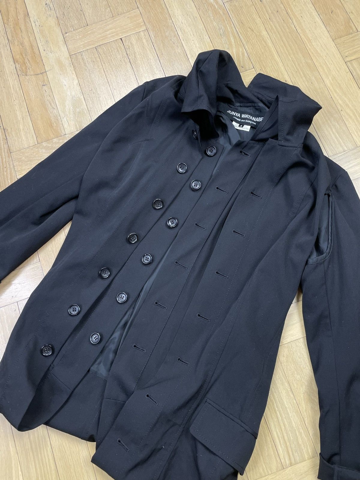 Junya Watanabe Junya Watanabe Comme Des Garcons Asymmetrical Blazer Jacket Size S / US 4 / IT 40 - 6 Thumbnail