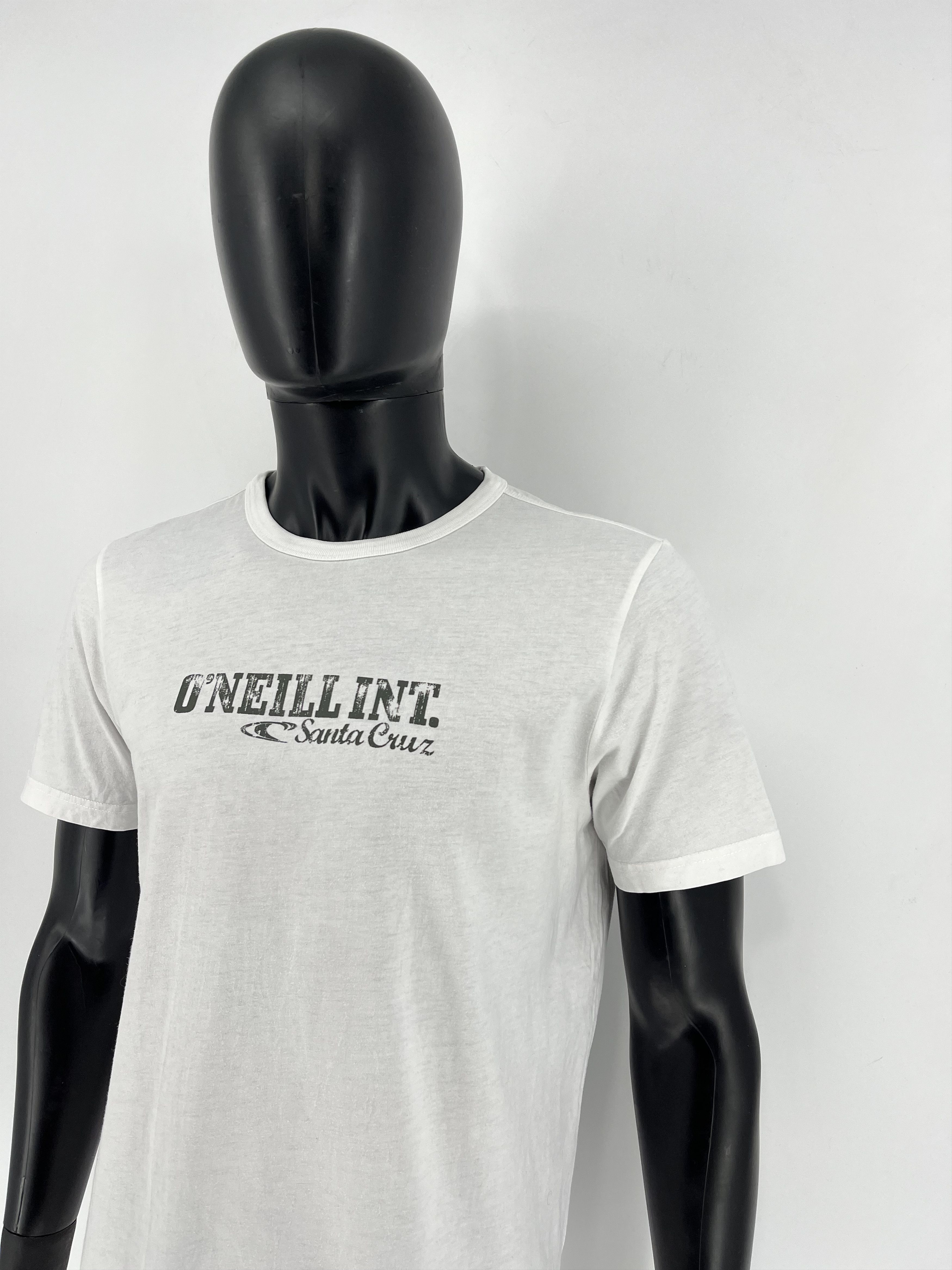 O'Neill Vintage 90s Oneill Santa Cruz Logo Spellout T-shirt Size US L / EU 52-54 / 3 - 4 Thumbnail
