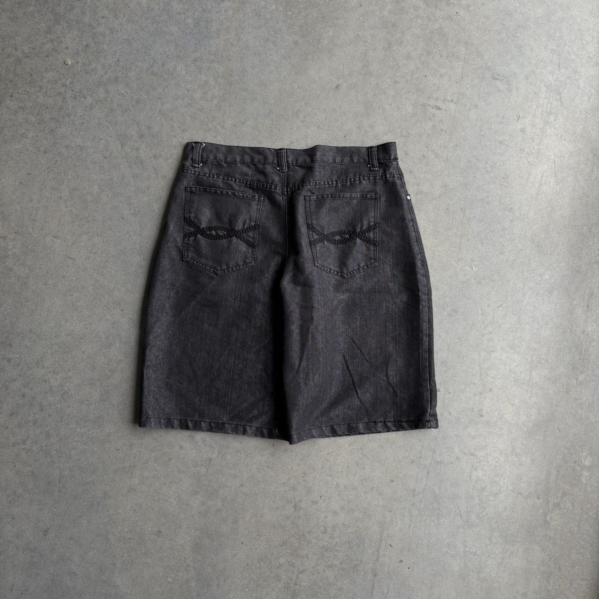Brooklyn Xpress × Vintage Y2K Baggy Black Brooklyn Xpress Style Jorts Shorts 38 Size US 38 / EU 54 - 1 Thumbnail