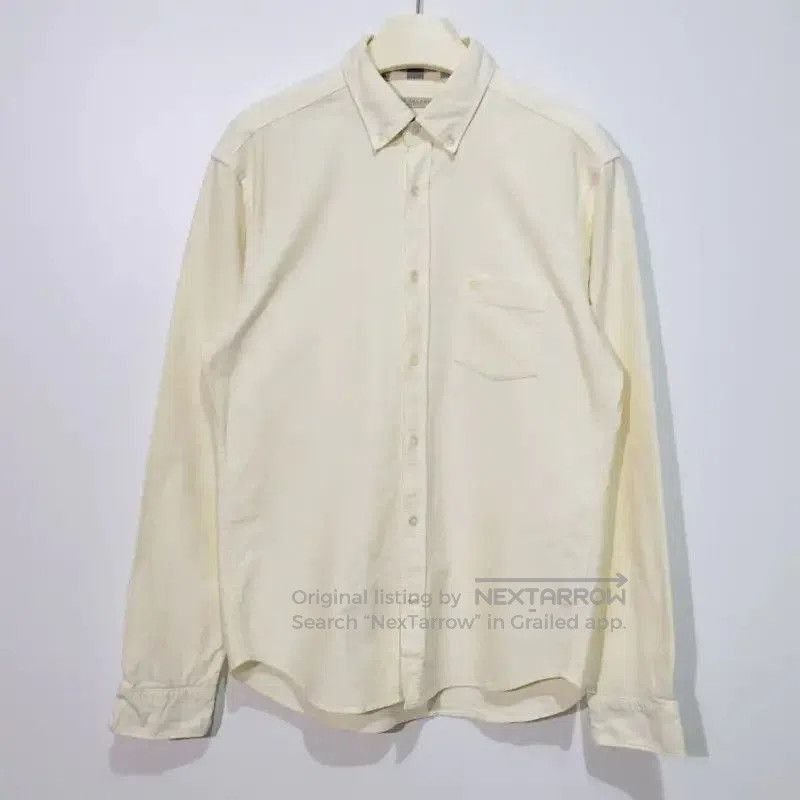 Burberry Burberry Beige Polyester Women's Button-Up Shirt. Size M / US 6-8 / IT 42-44 - 1 Thumbnail