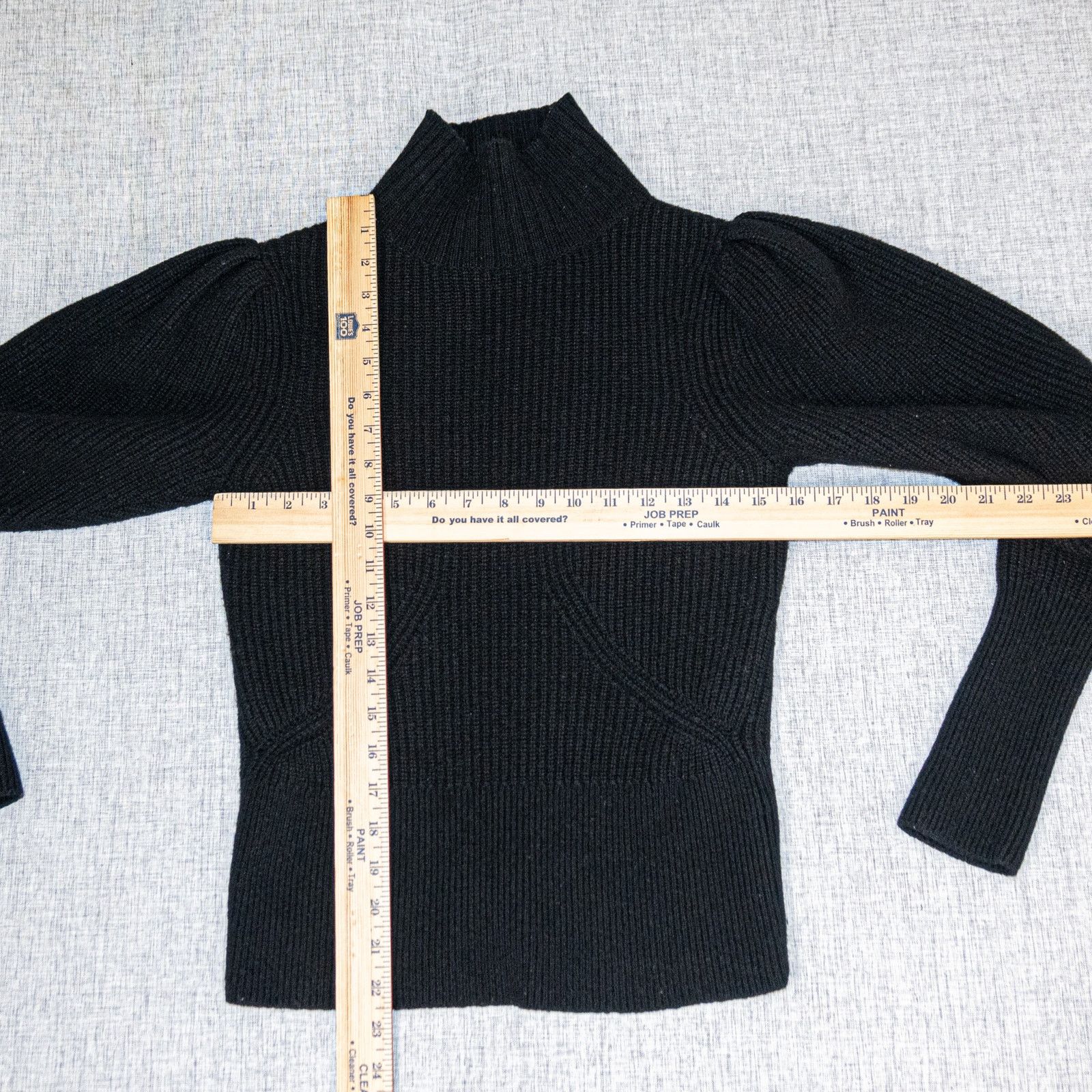 Frame FRAME Wool & Cashmere Puff Sleeve Turtleneck Sweater Size S / US 4 / IT 40 - 10 Thumbnail