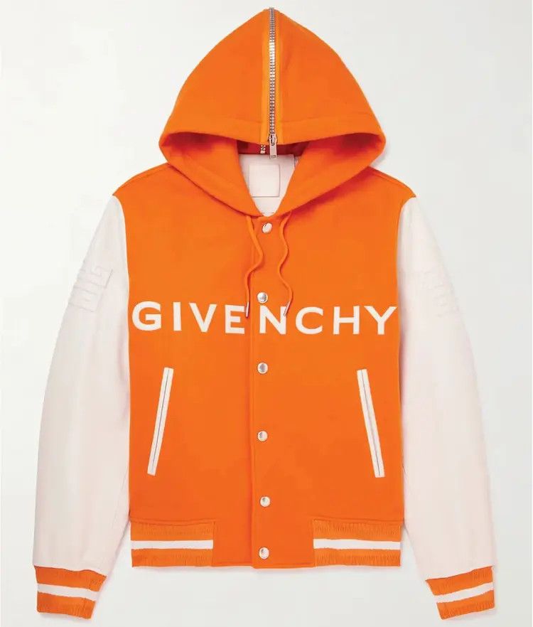 o1w1db10325 Hood Varsity Wool in Orange/White