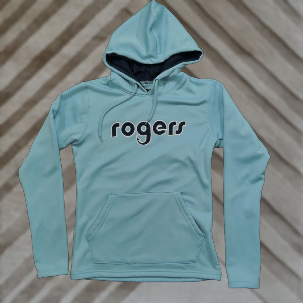 Spell Rogers Hoodie Womens XS Blue Pullover Embroidered Logo Hooded Pullover Shirt Small X-Small Womens Blue Embroidered Logo Size XS / US 0-2 / IT 36-38 - 1 Thumbnail