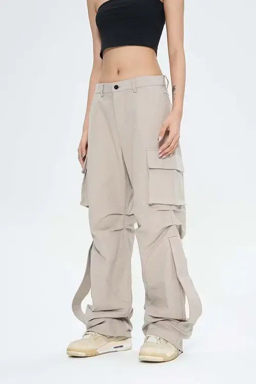 VIBE Gray Cargo Pants Size 28" / US 6 / IT 42 - 1 Thumbnail