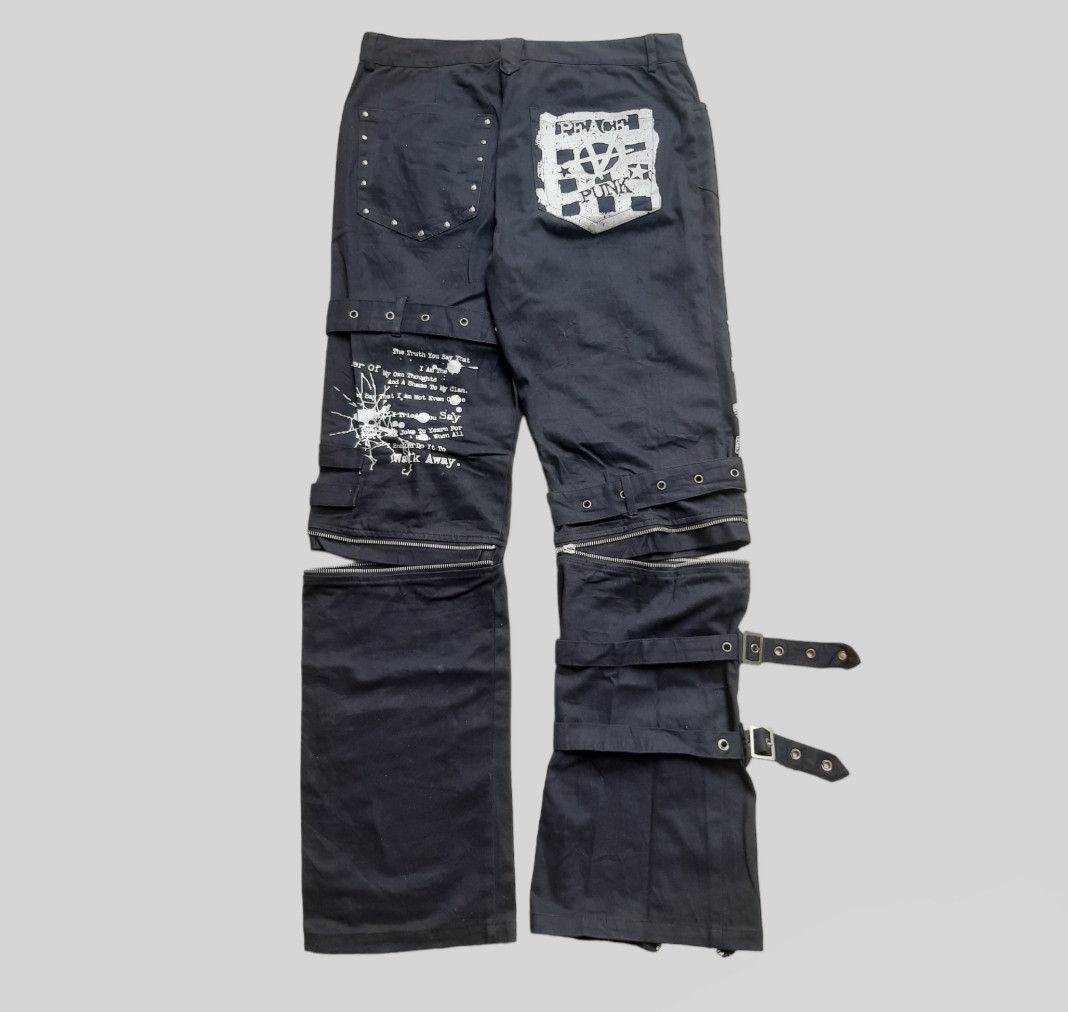 KMRii × Le Grande Bleu (L.G.B.) × Yasuyuki Ishii GLP gothic lolita & Punk bondage pants Size US 32 / EU 48 - 2 Thumbnail