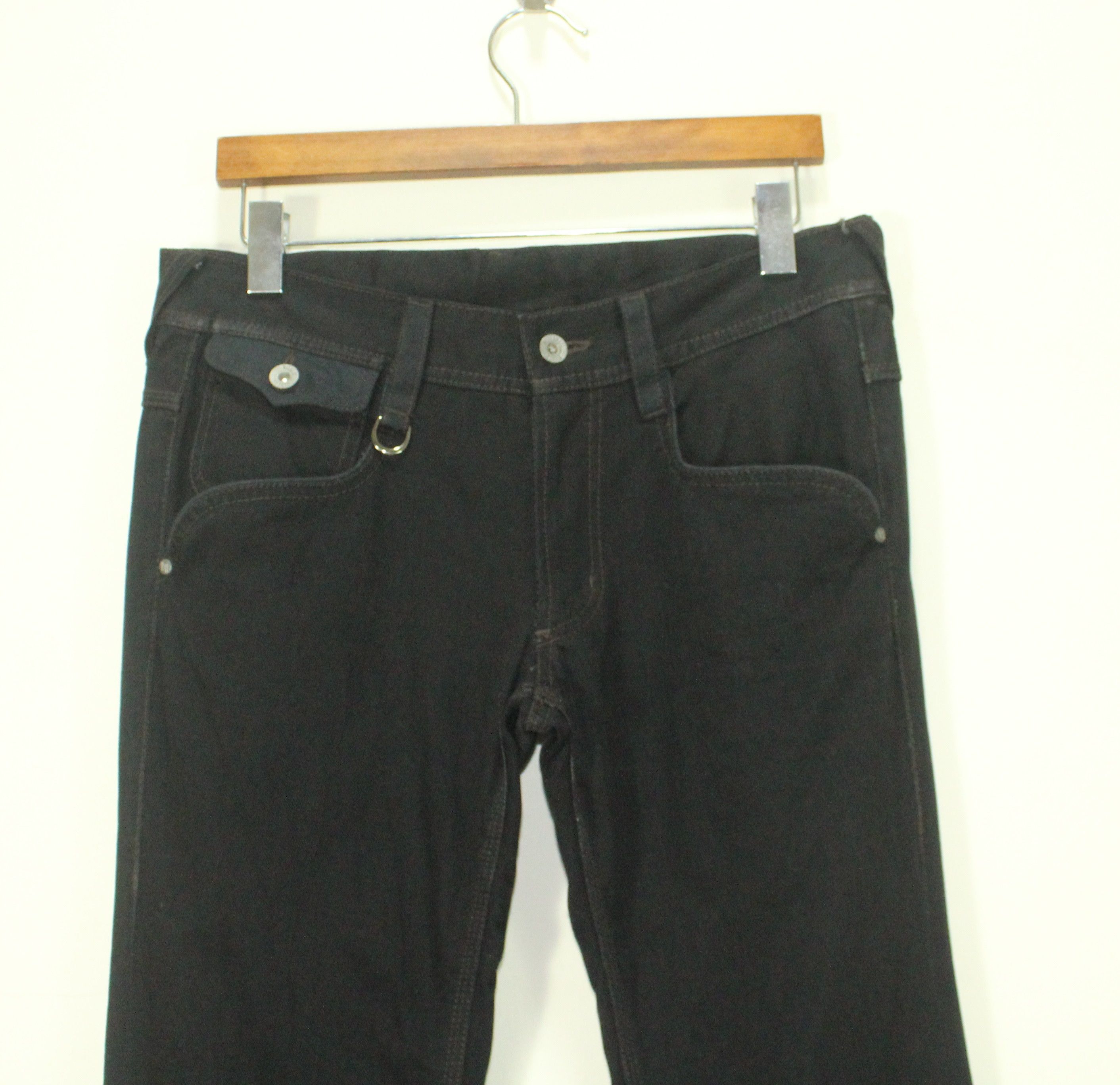 Japanese Brand Lace Up Pockets HIDEWAY Nicole Spiral Inseam Size US 32 / EU 48 - 4 Thumbnail