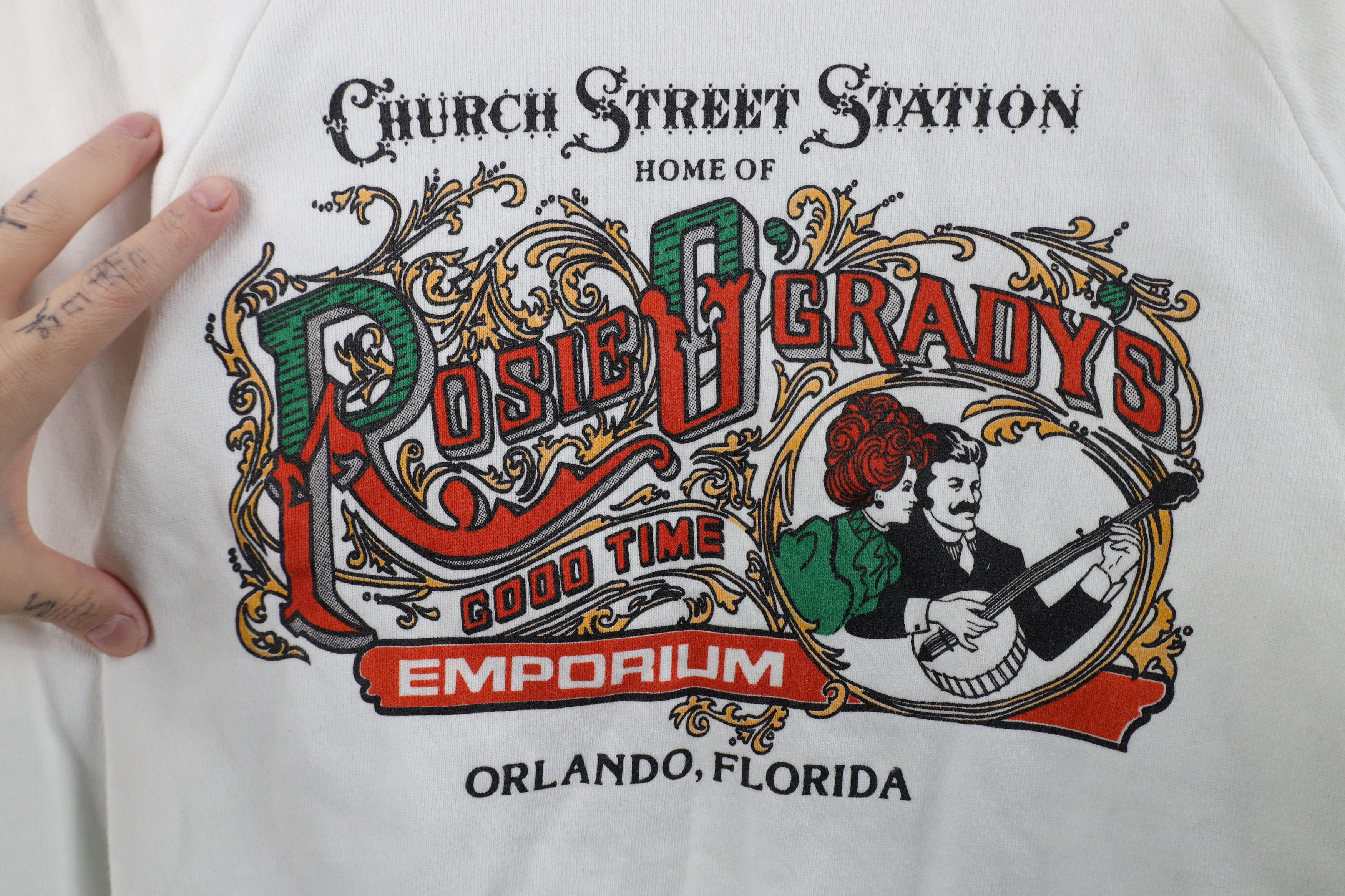 Vintage Vintage 80s O'Gradys Good Time Emporium Florida Sweatshirt Size S / US 4 / IT 40 - 4 Thumbnail